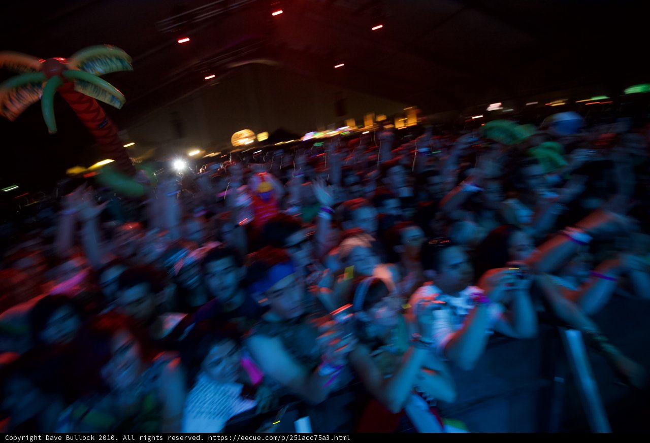 Urban Nightlife Concert Crowd