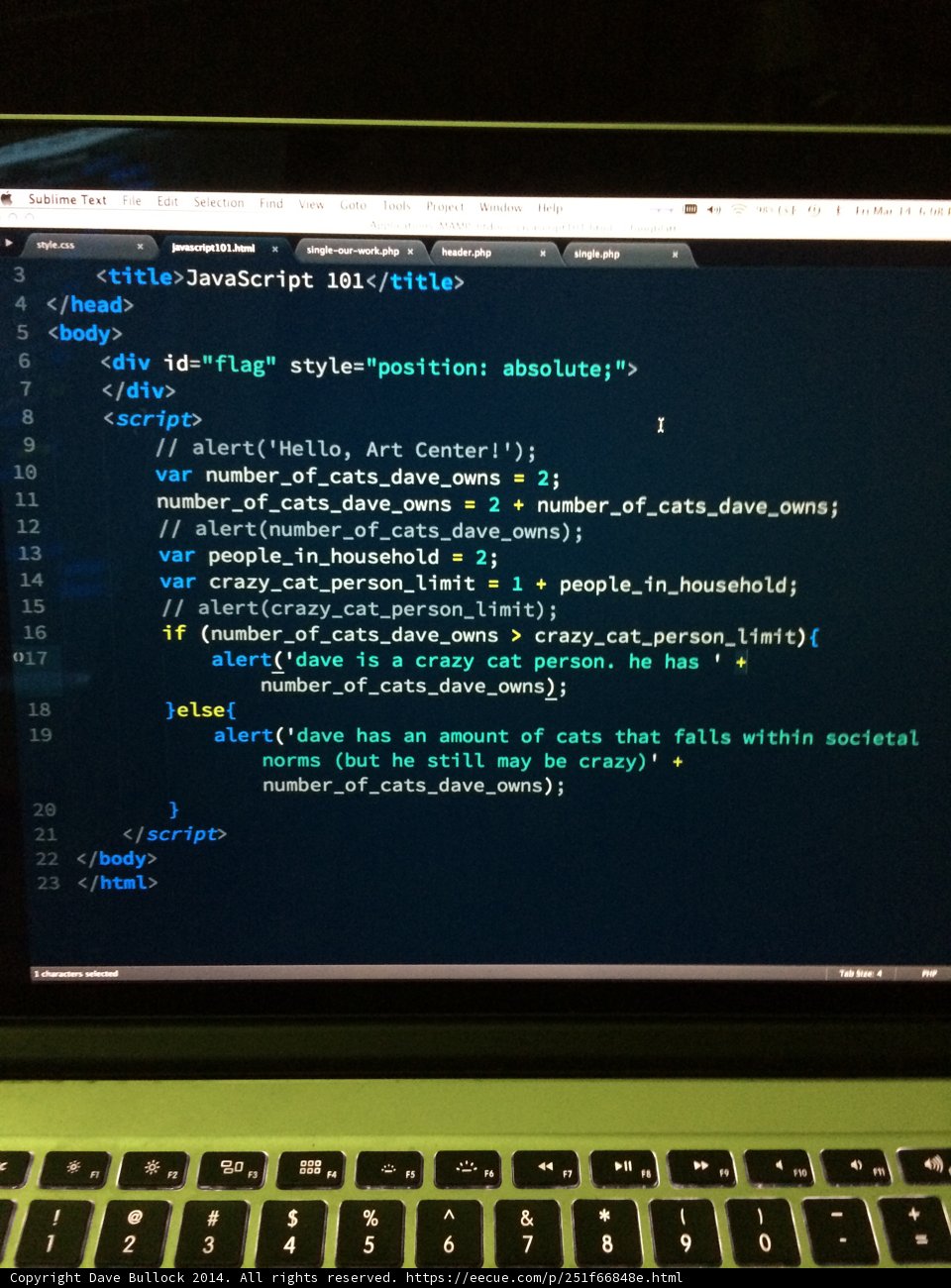 Programming on the Go