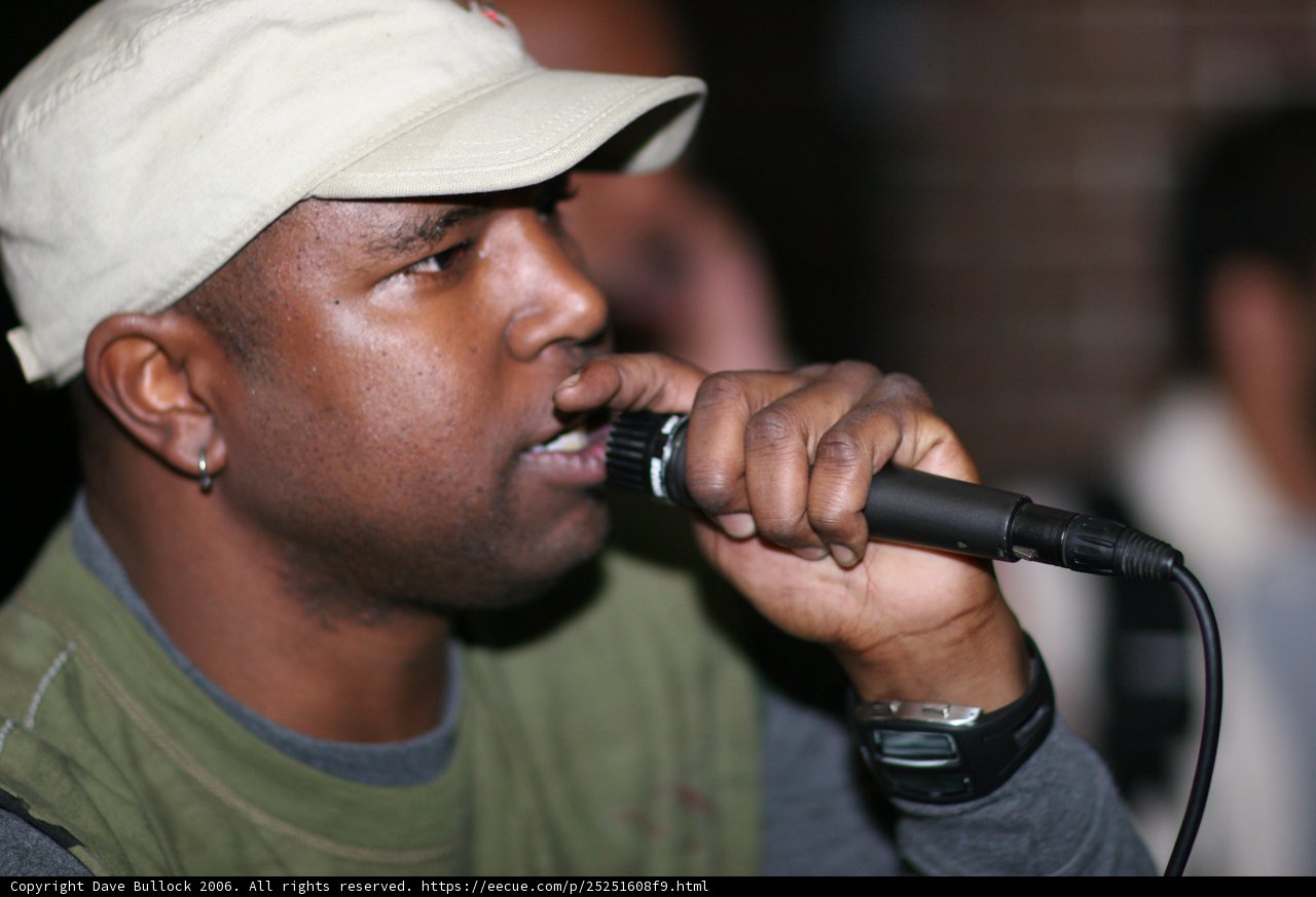 Singer Steve J with Green Shirt Performing