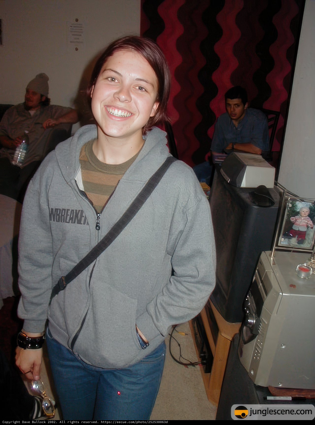 Grey Hoodie Lady