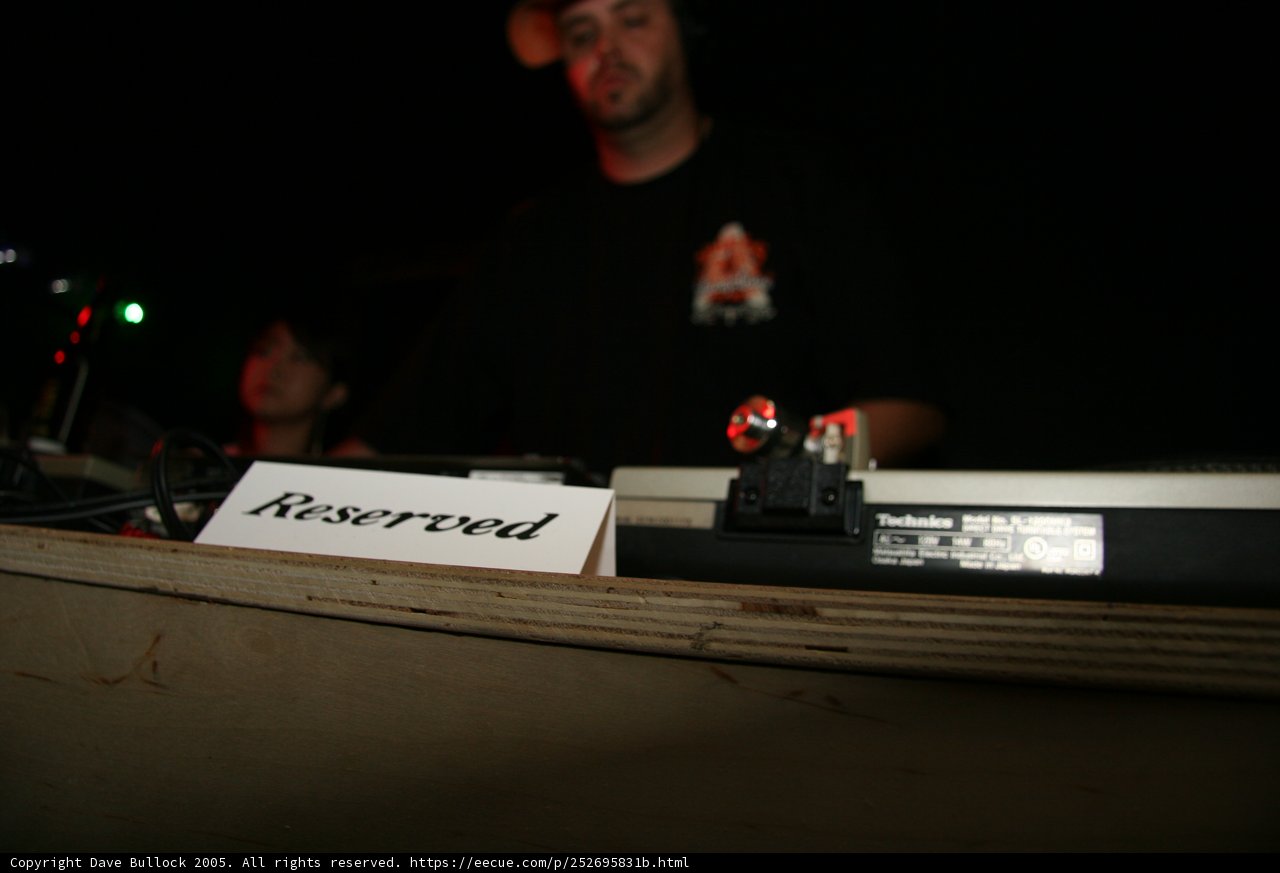 DJing with Plywood Tables
