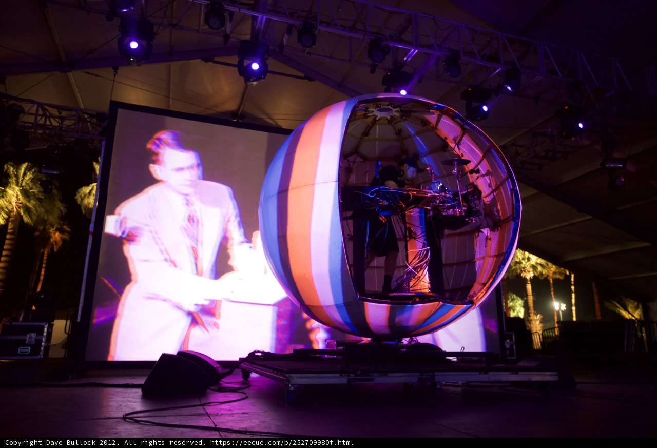 Man in a Sphere Performance