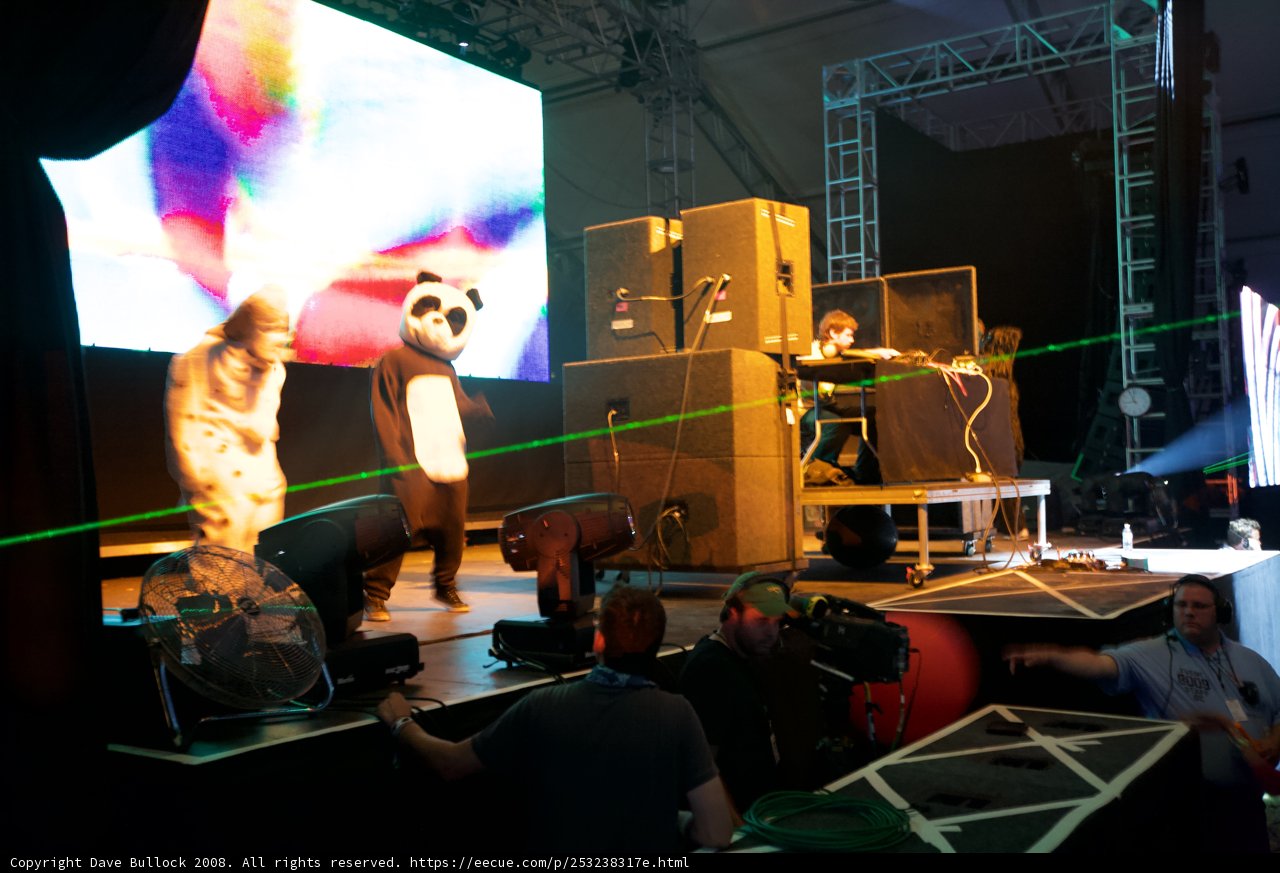 Panda Man Takes the Stage