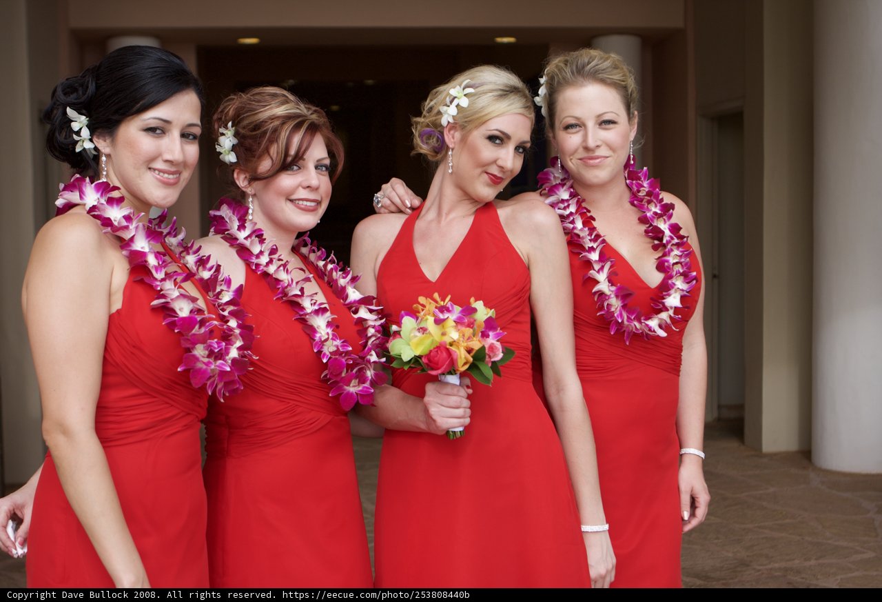 The Red Bridesmaids of Hawaii