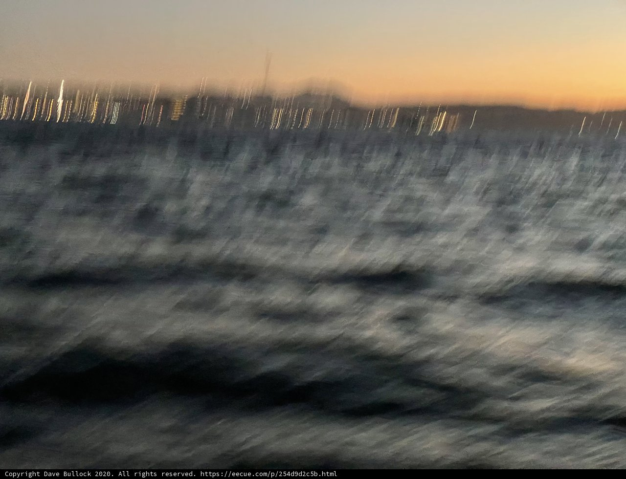 California Sunset on San Francisco Bay