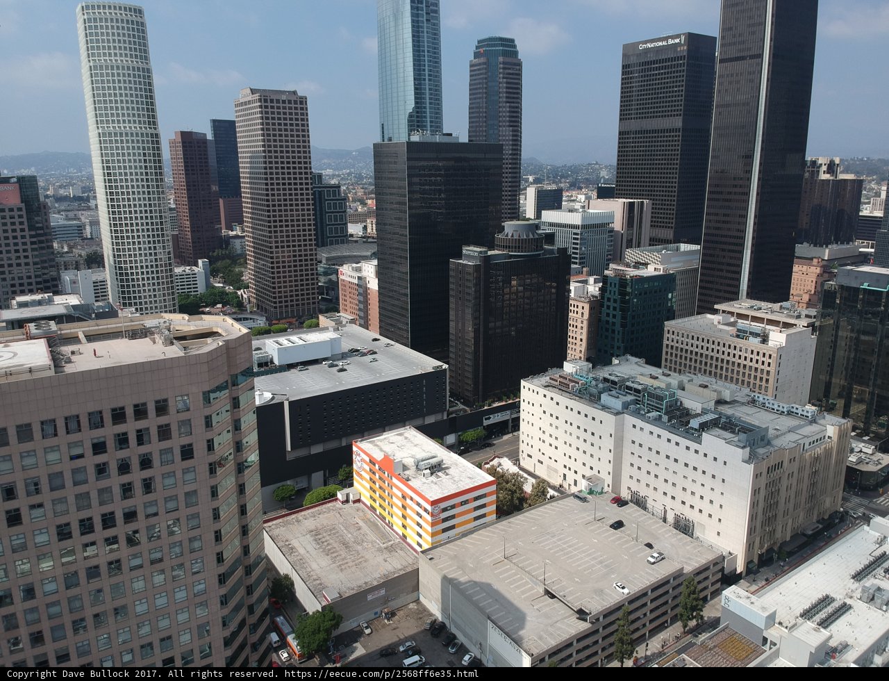 Aerial View of Downtown LA's Impressive Skyline