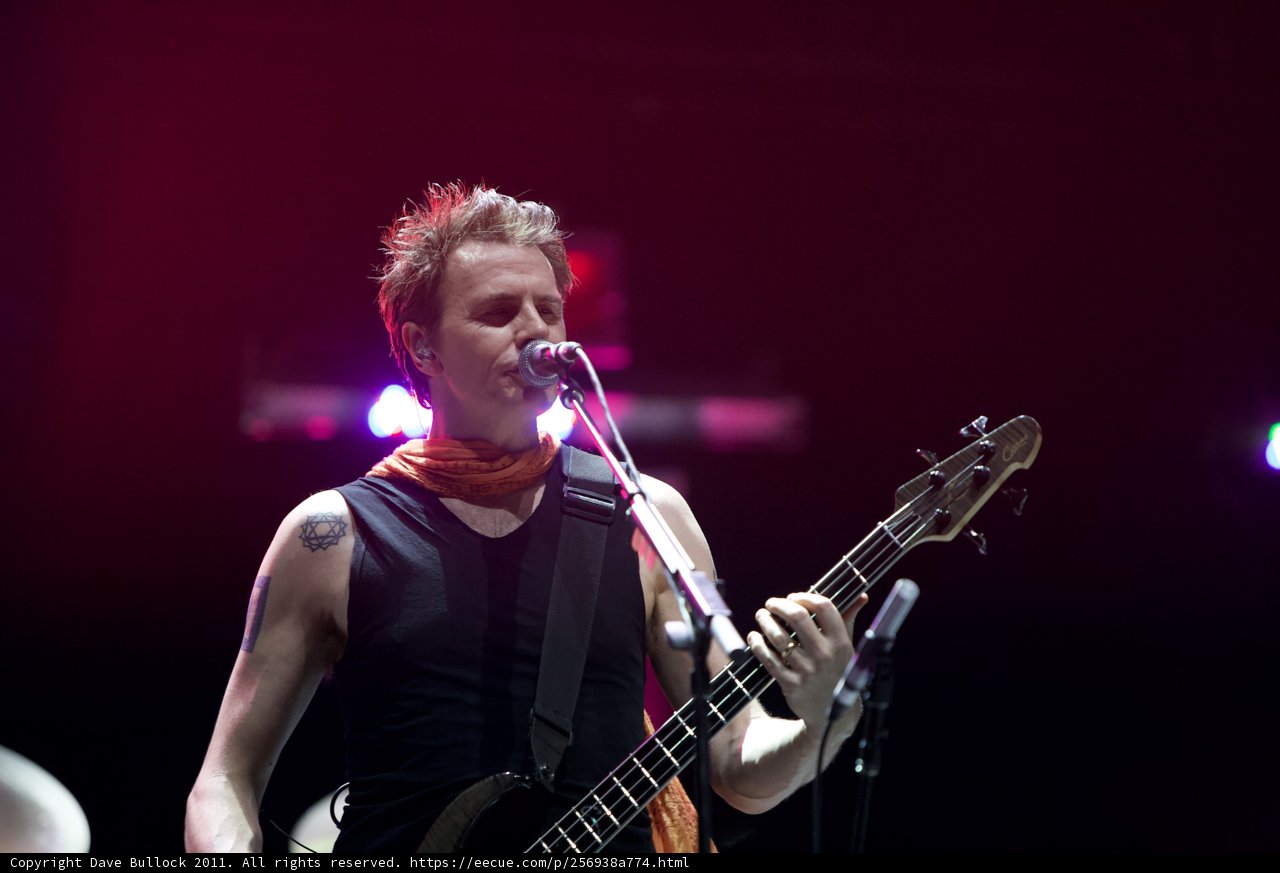 John Taylor Rocks Coachella Stage with Electric Guitar