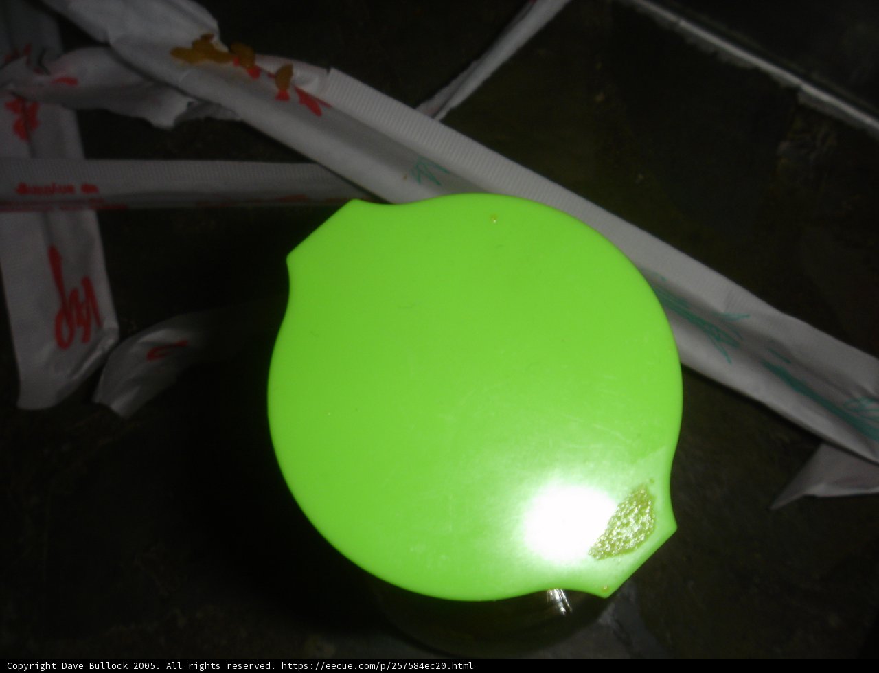 Green Plastic Container with Lid