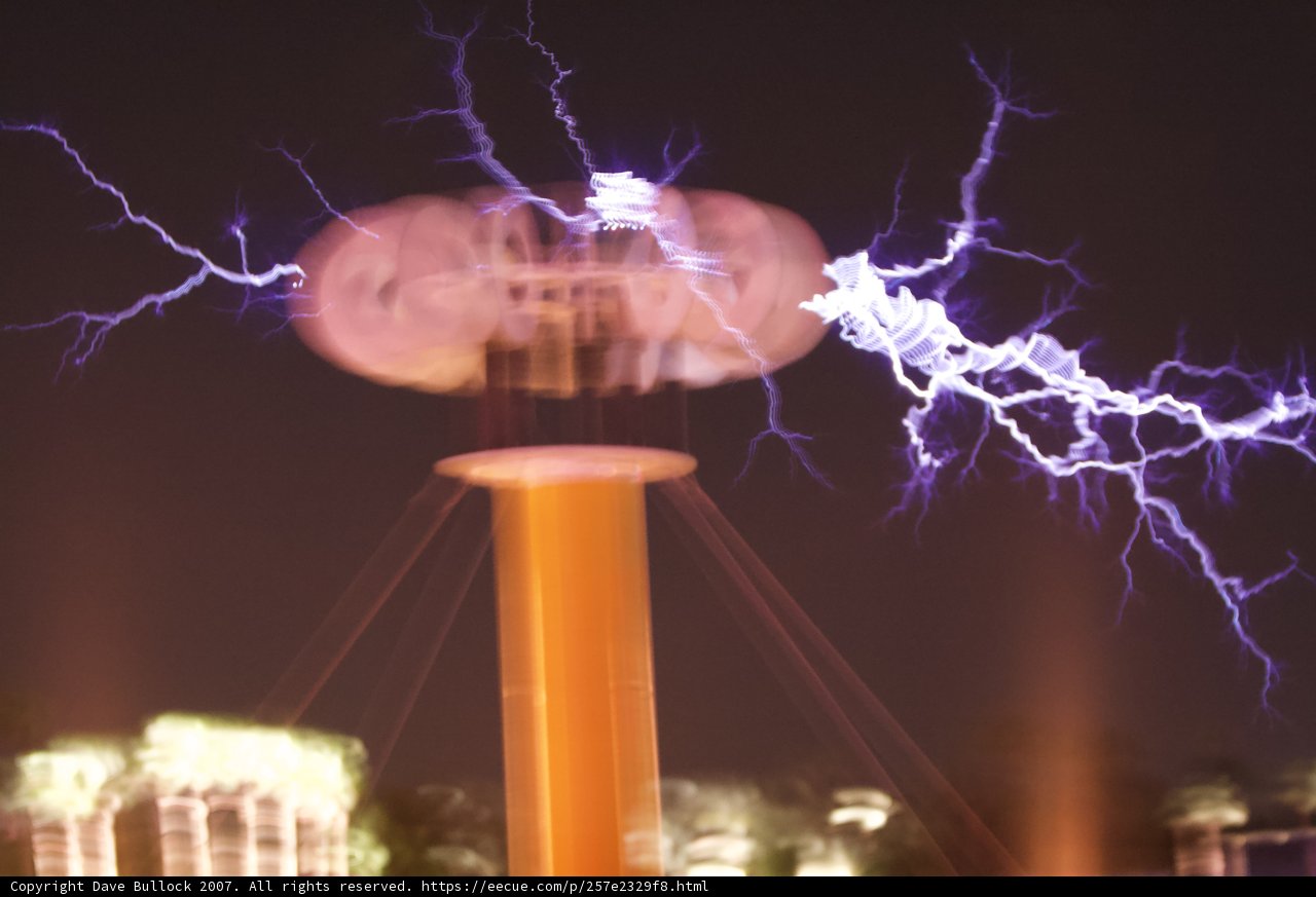 Tower Struck by Lightning