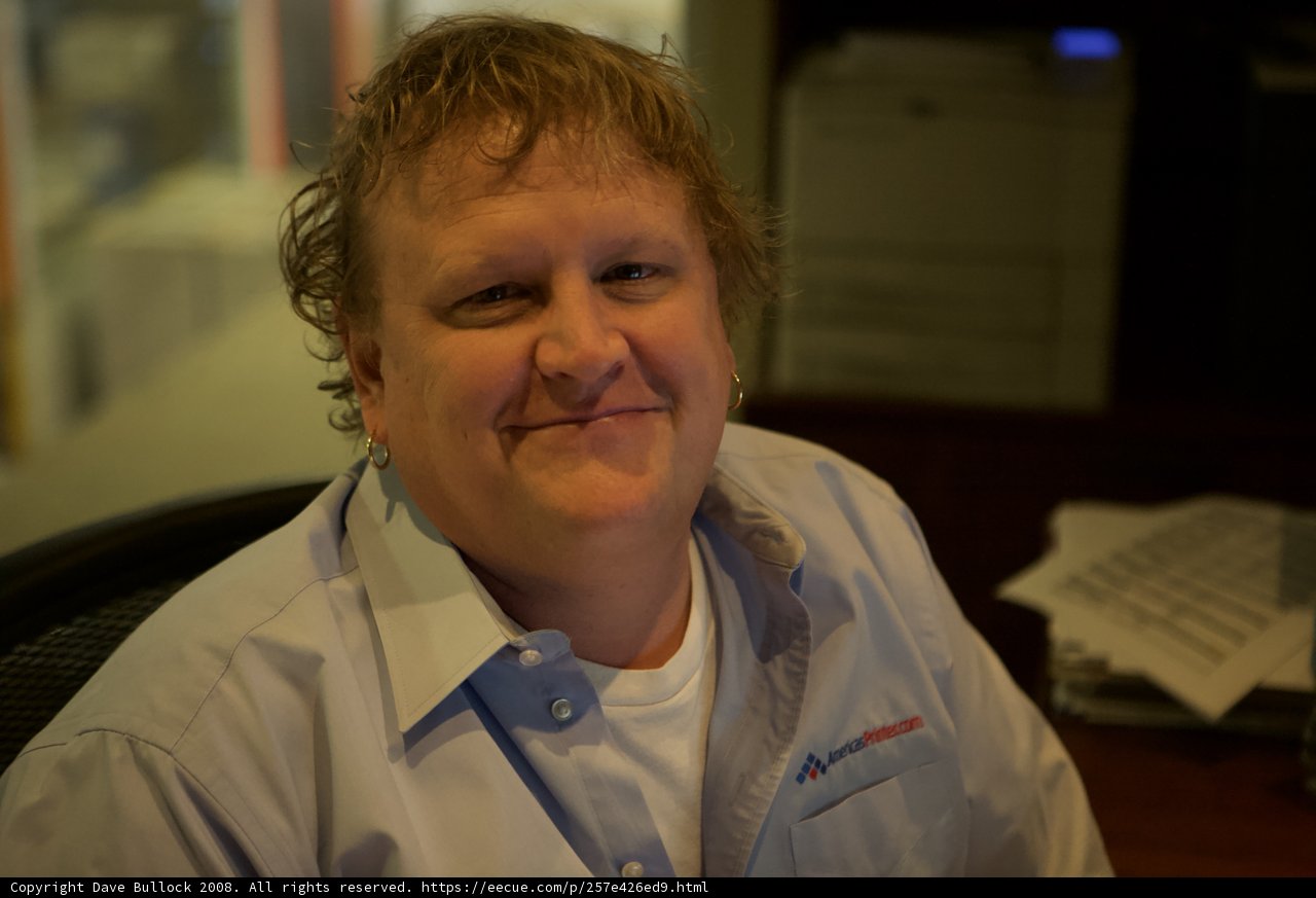 Portrait of Artie P in Blue Dress Shirt