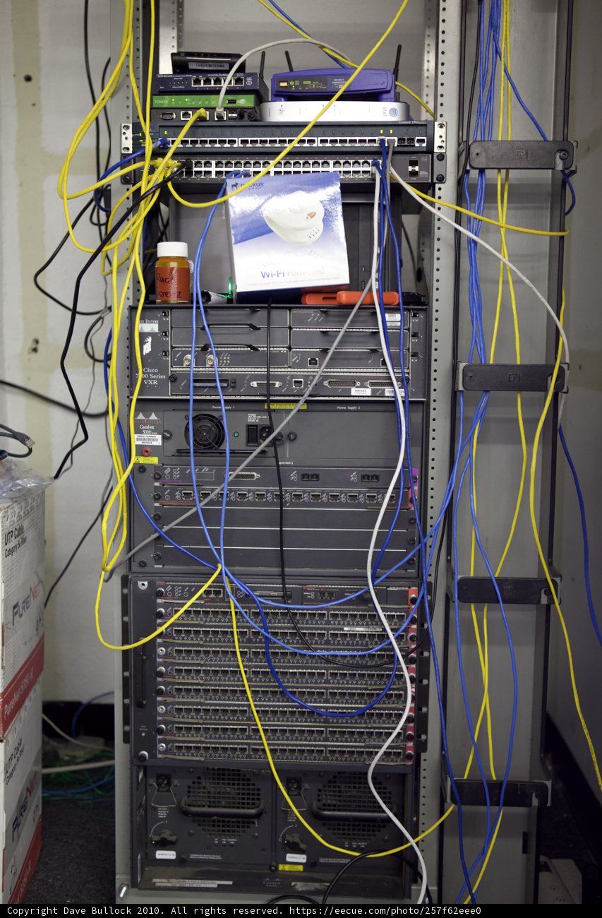 A Towering Display of Computer Hardware