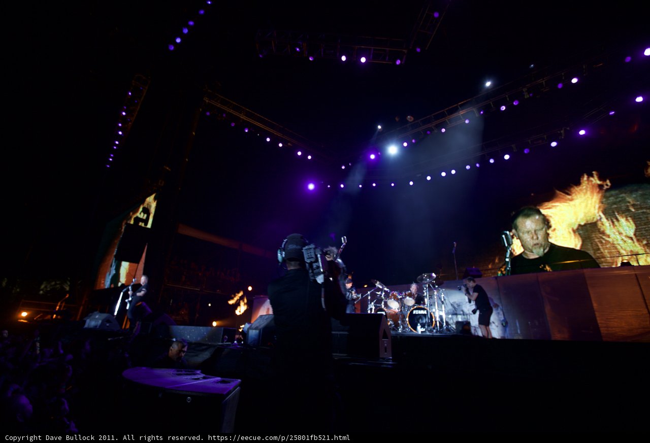 James Hetfield Rocks the Big Four Festival