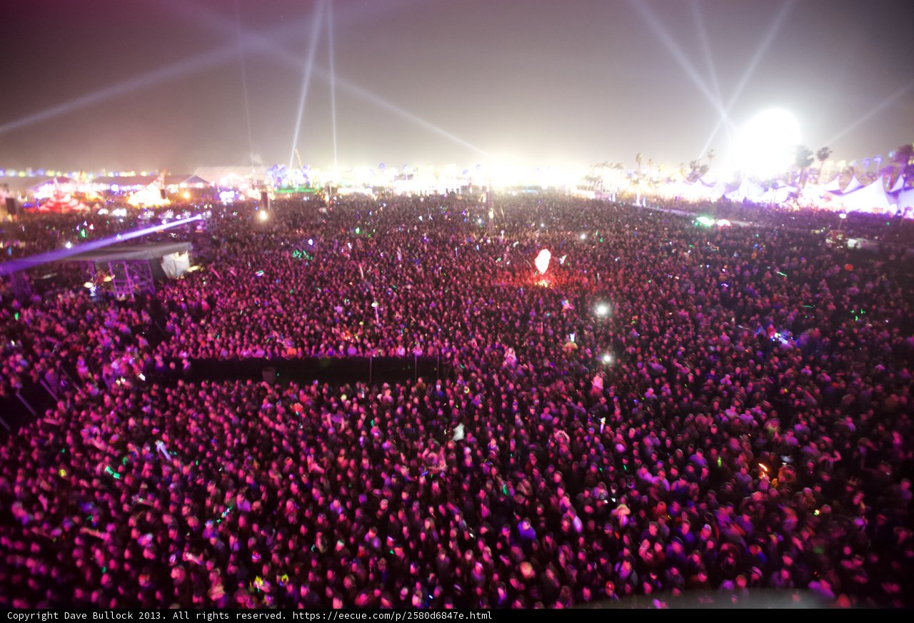 Bright Lights and Big Crowds at Coachella Festival