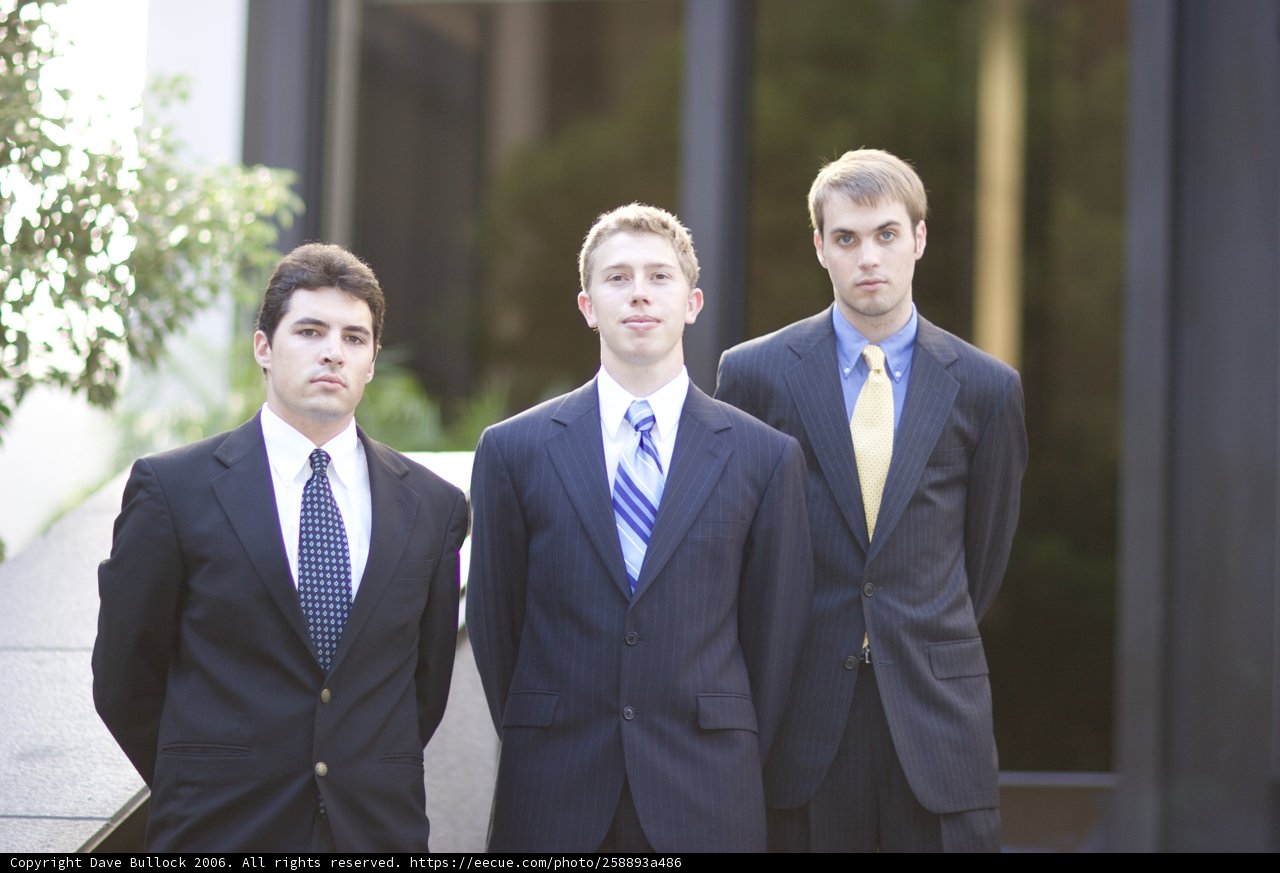 Three Dapper Gentlemen