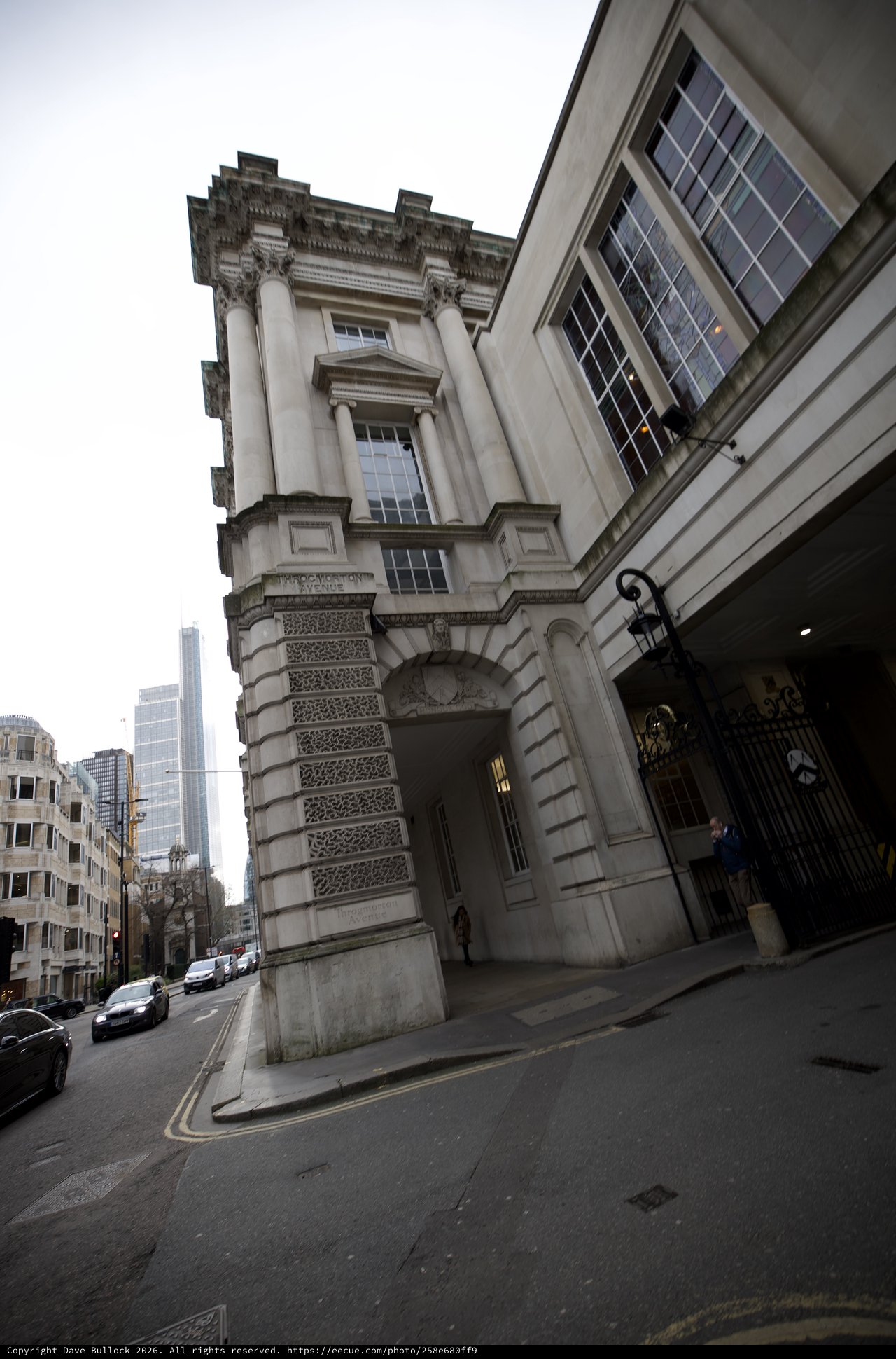 Historic London Architecture on Overcast Evening
