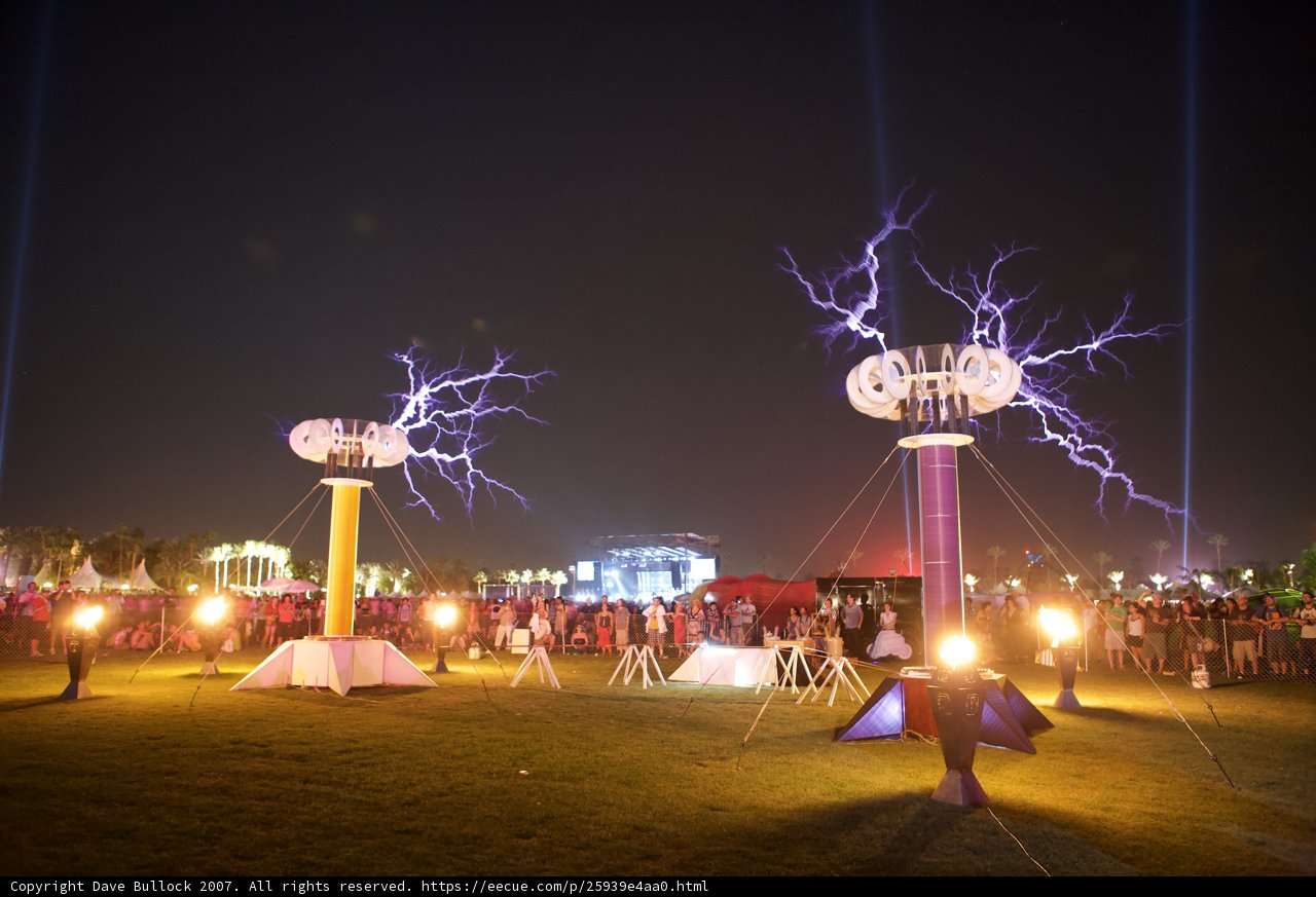 Electric Night at Coachella Music Festival