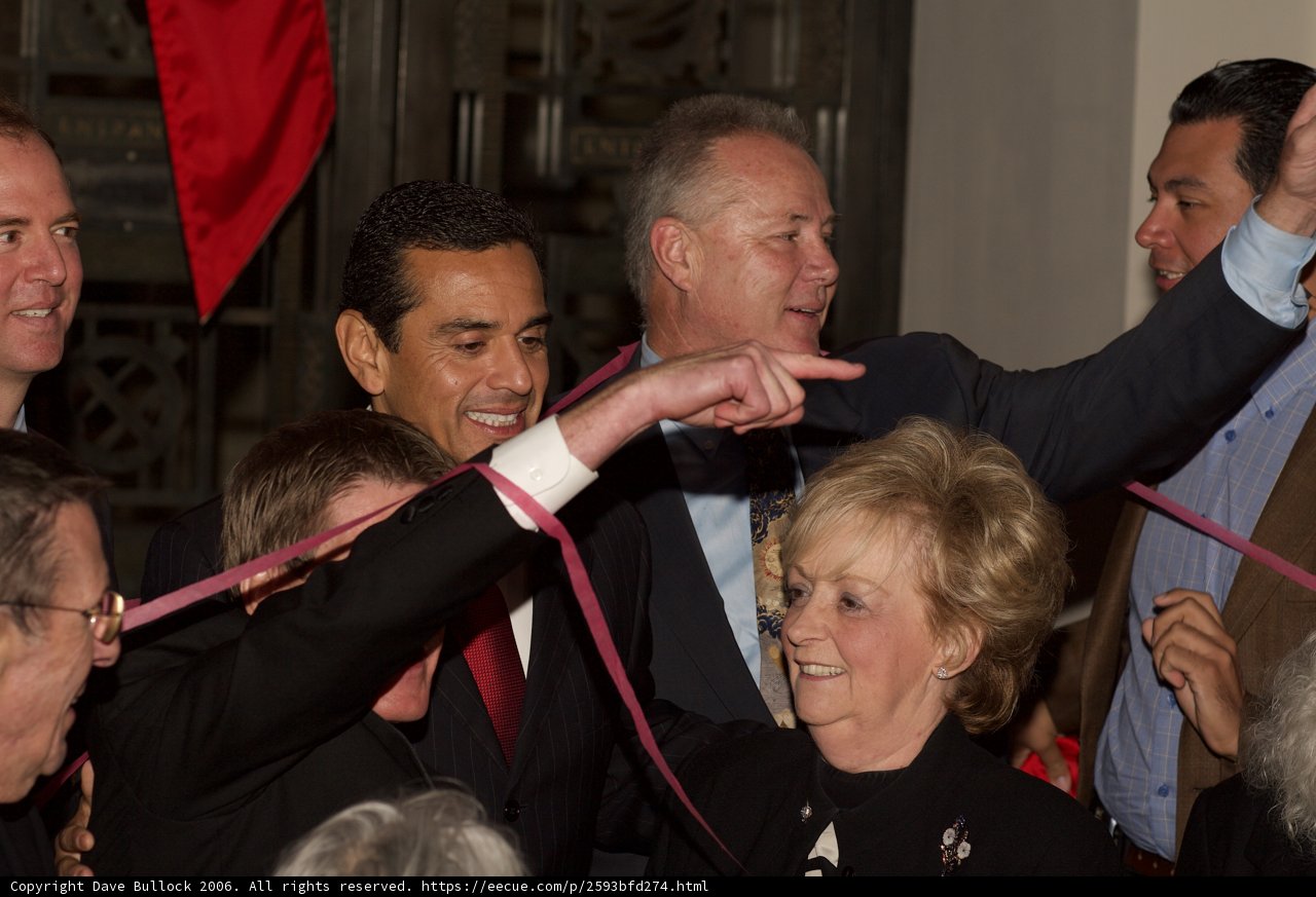 Ribbon Cutting Ceremony with Antonio Villaraigosa and Adam Schiff