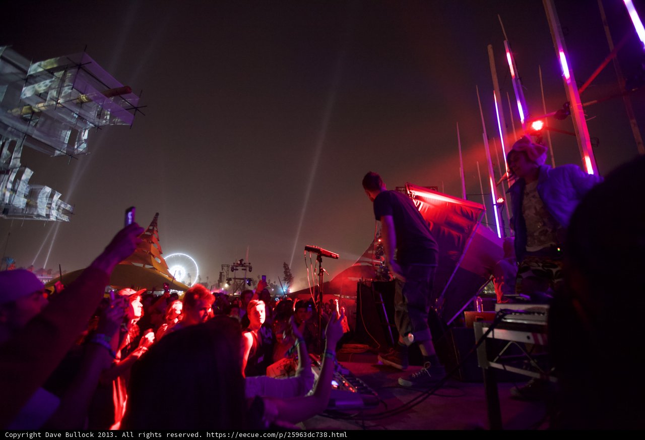 Red Hot Crowd at Coachella Concert