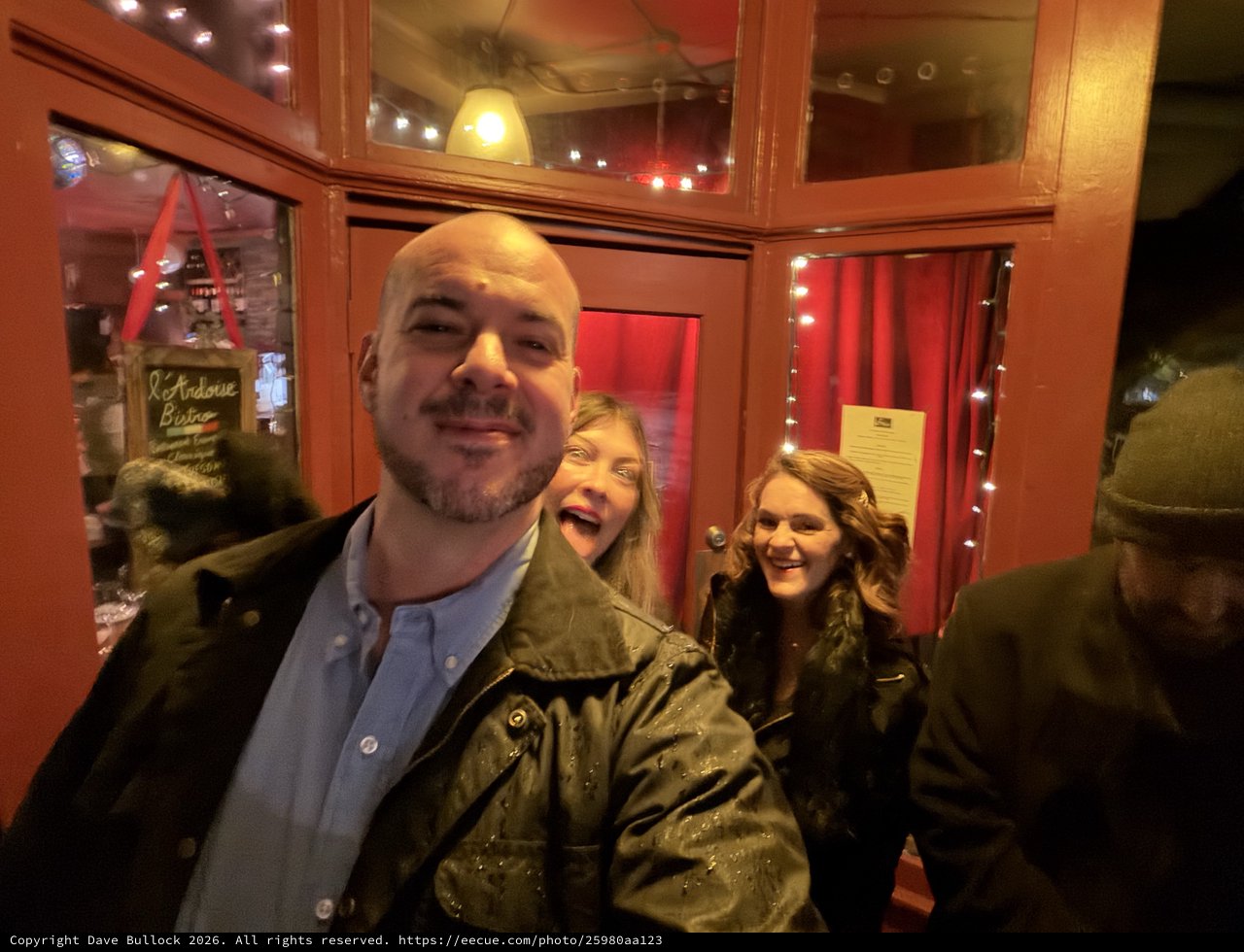 Friends Enjoying a Night Out at Restaurant