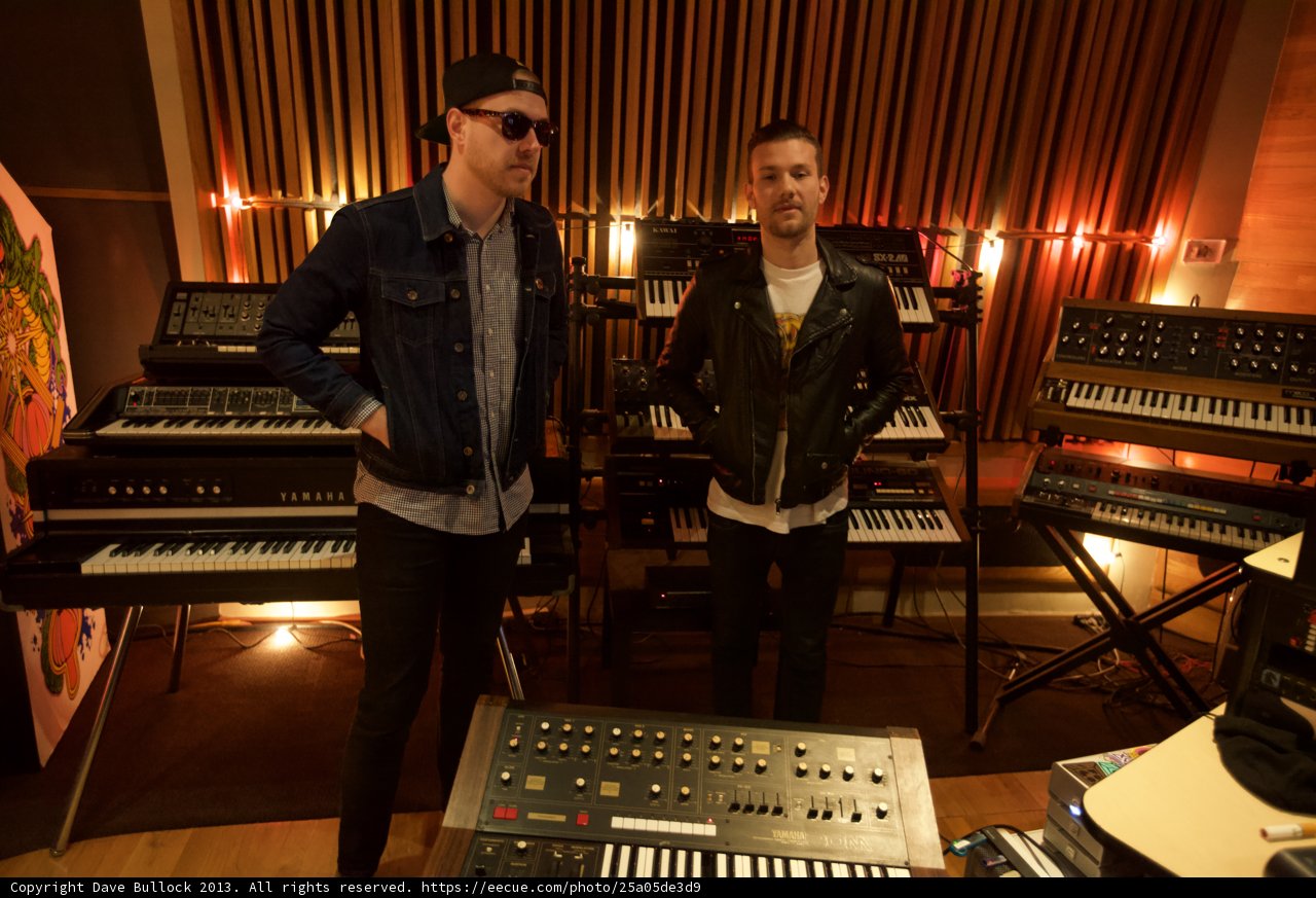 Keyboard Duo in the Studio