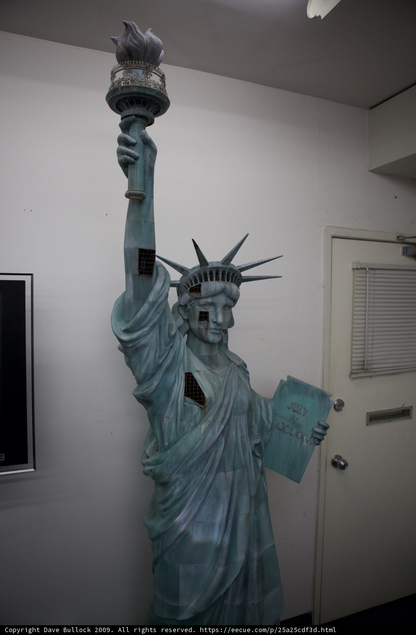 Lady of Liberty Illuminates the Room