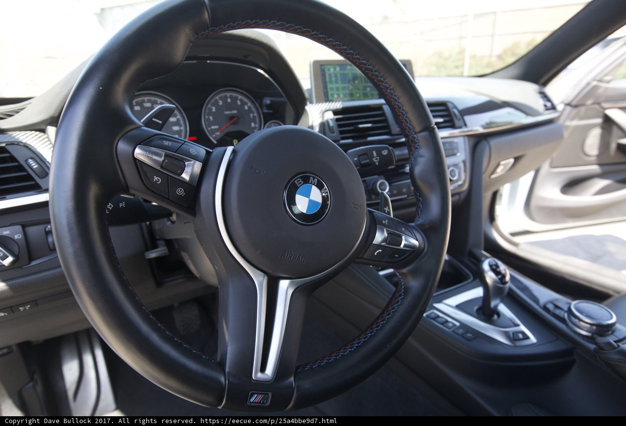 Behind the Wheel of a BMW