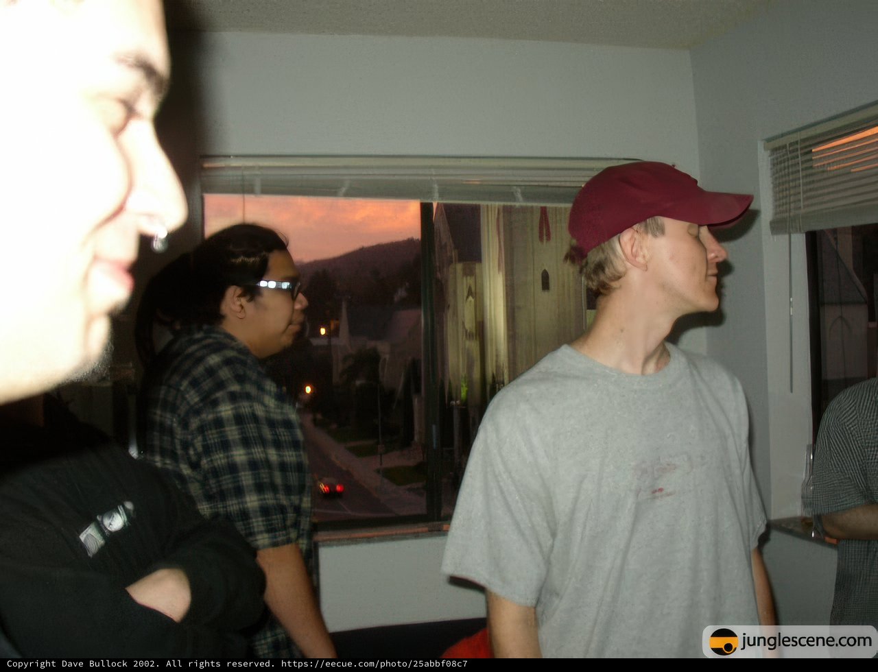 Grey Shirt and Baseball Cap