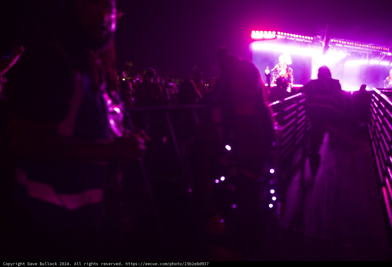 Electric Shadows: A Night at Coachella 2024
