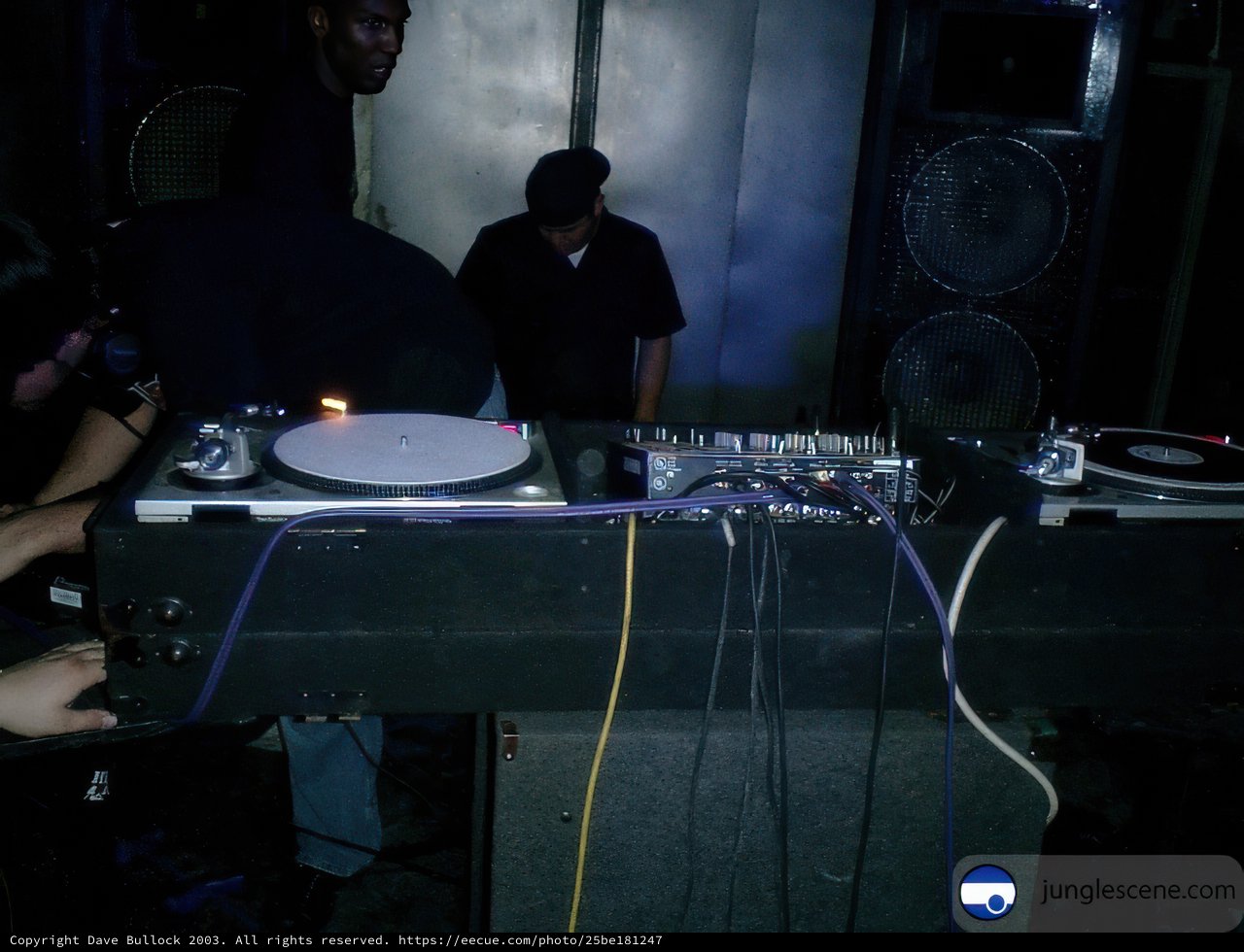 DJ Mix in Action at the Nightclub