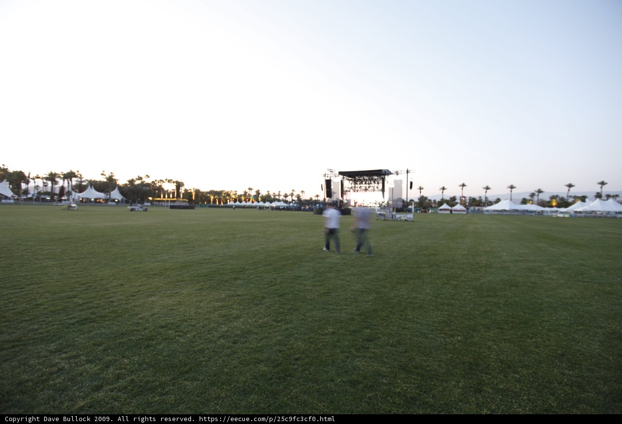 Walking towards the Stage