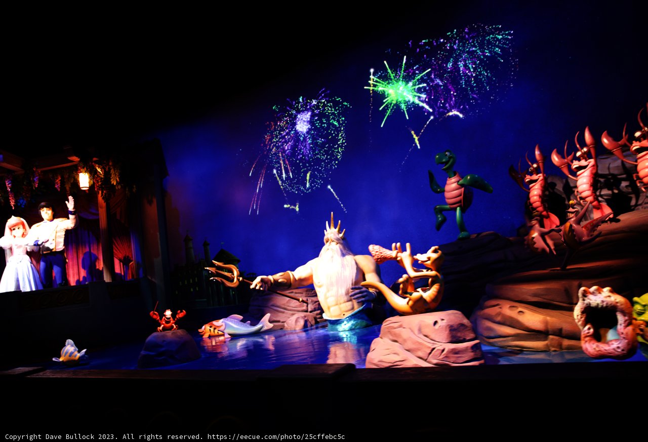 Magical Underwater Show at Disneyland 2023