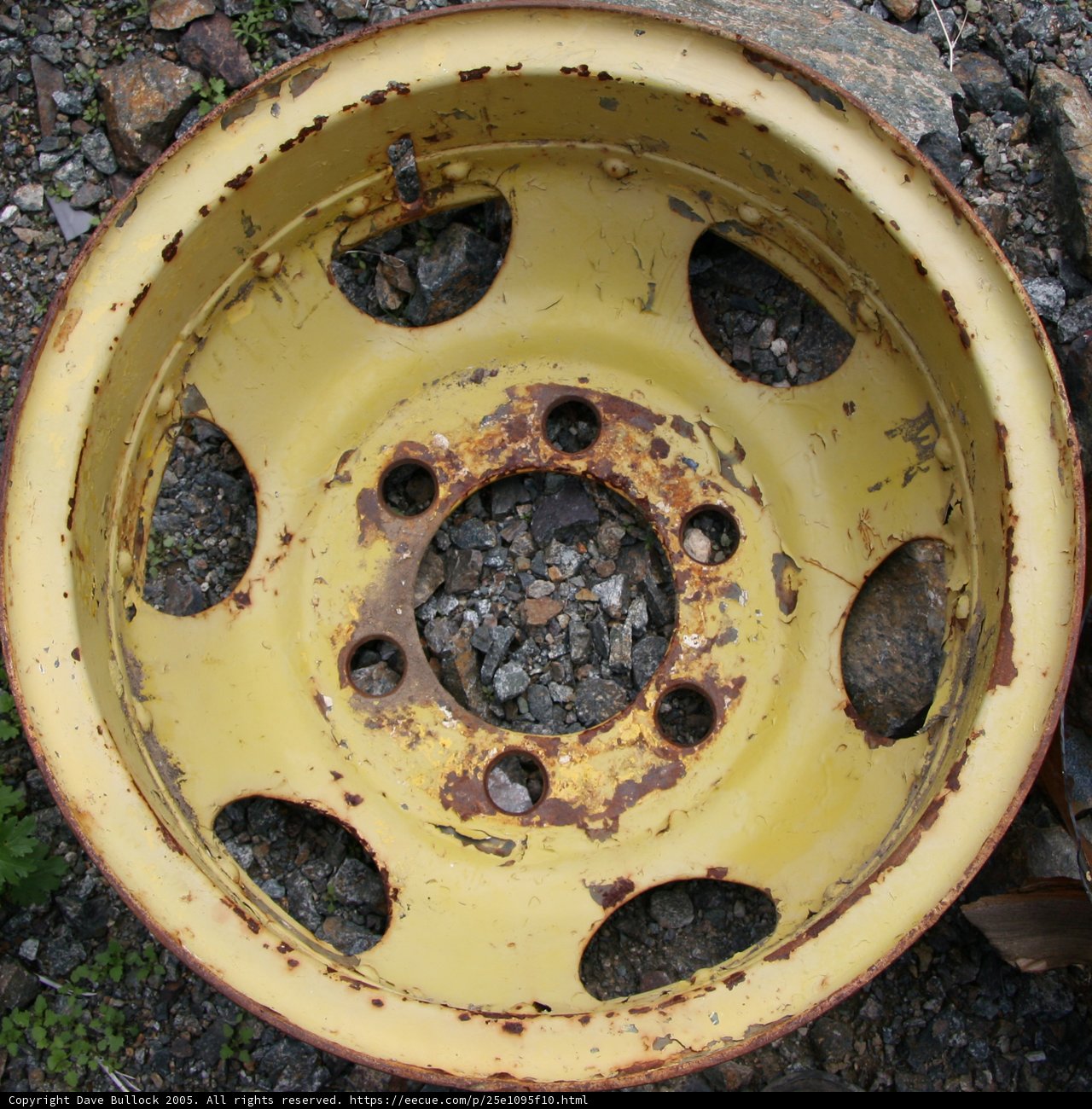 Spoke of an Old Car Wheel