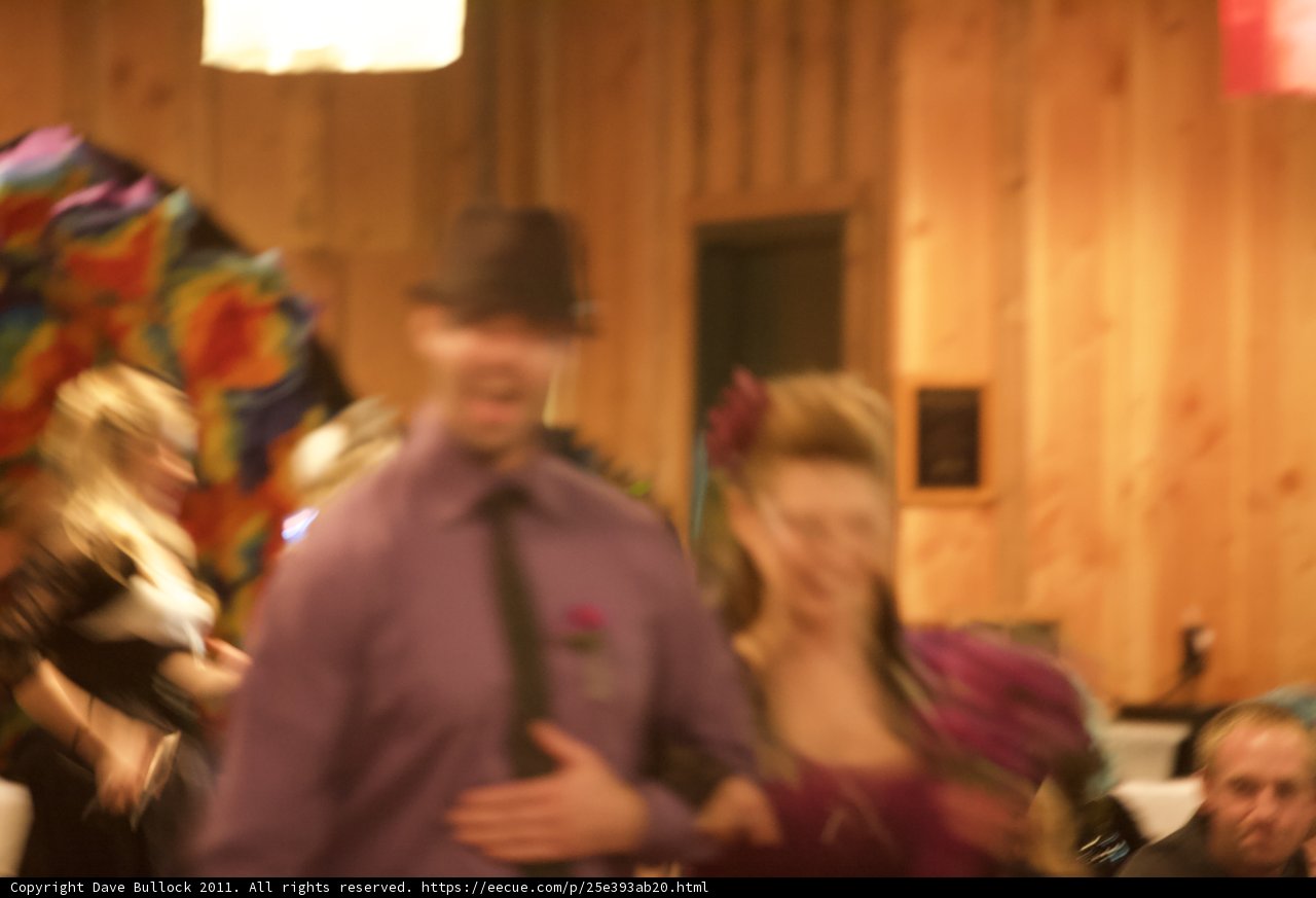 Blurry but Beautiful Dancing at the Wickstrom Wedding