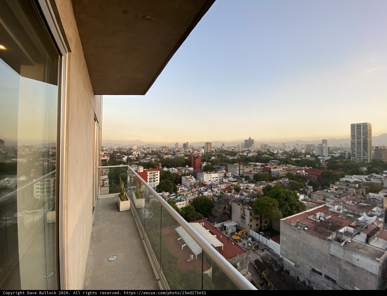 The City's Sunset from Above