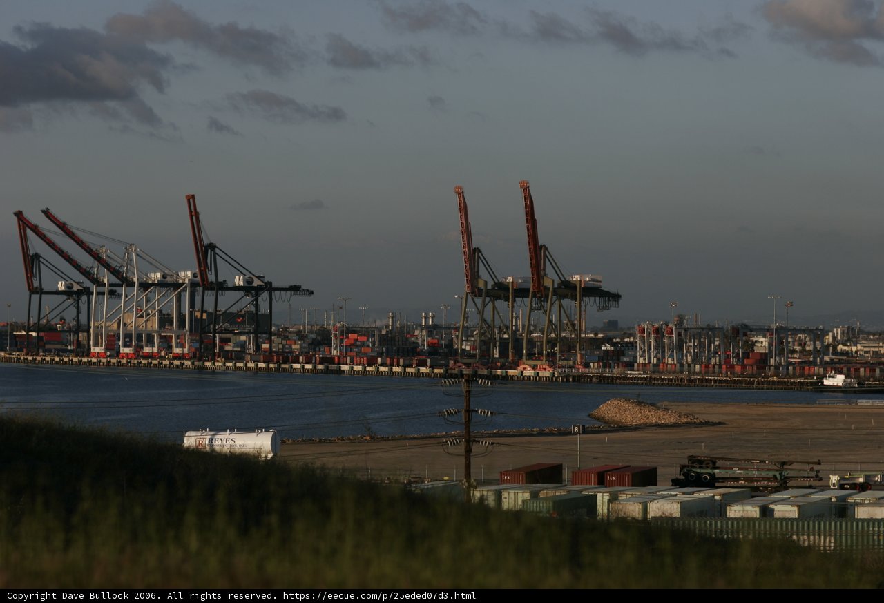 Port of Houston in the Afternoon