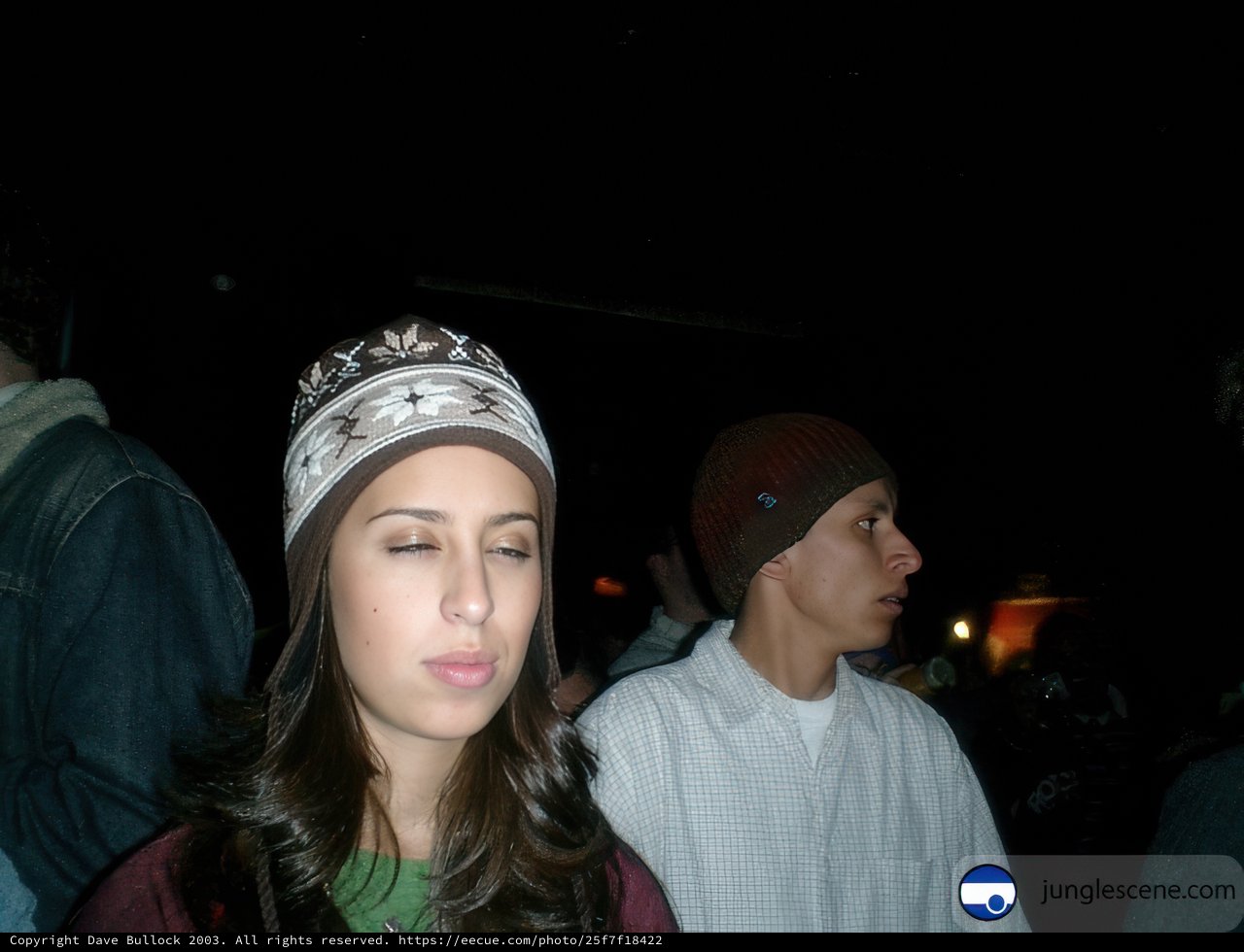 Nighttime Beanie Portrait