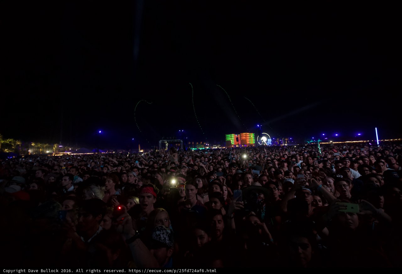 Night Sky Concert Crowd