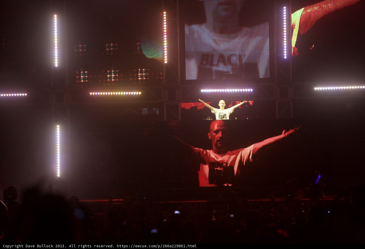 Moby Rocks the Crowd at Coachella