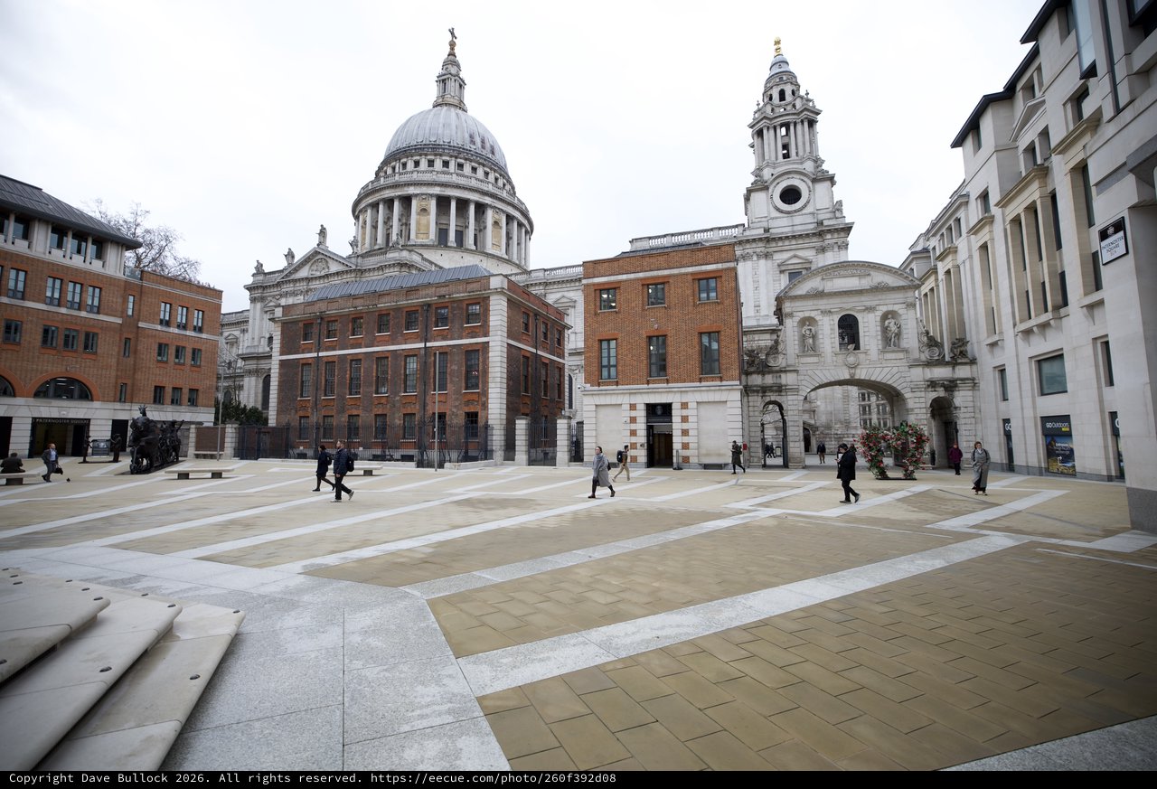 Paternoster Square and St Paul's Cathedral, London