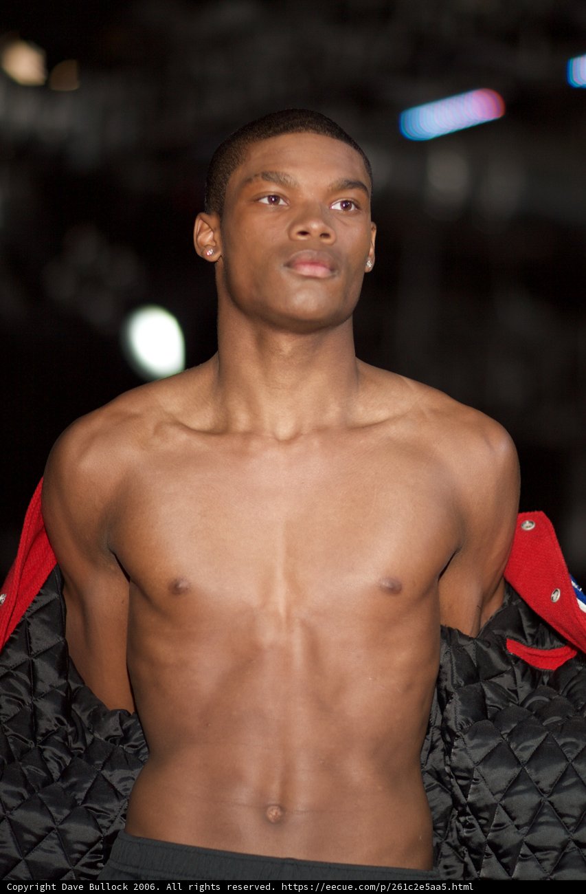 Shirtless Man Strikes a Pose