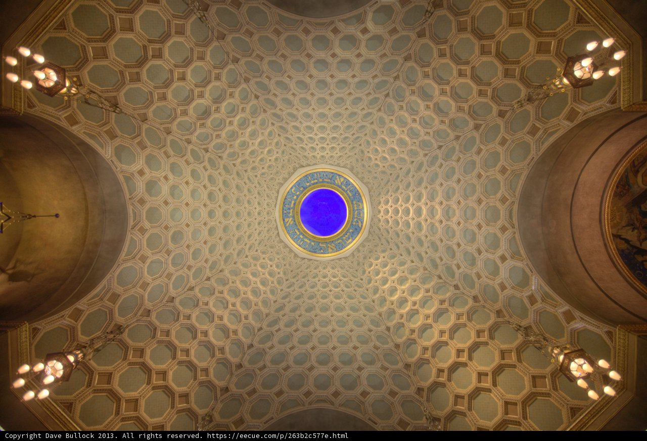 The Blue Circle Vault Ceiling