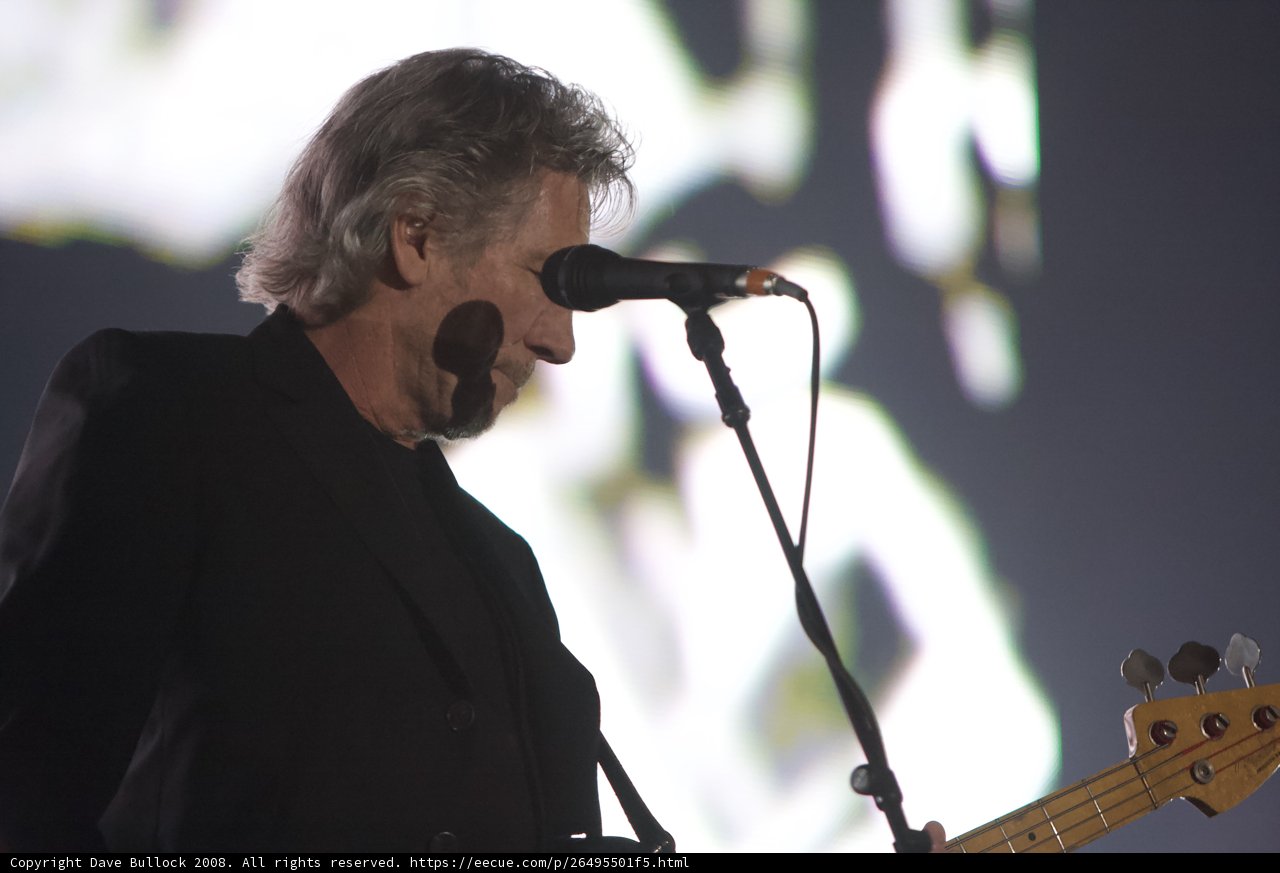 Bass Player in Black Suit Performing at Coachella