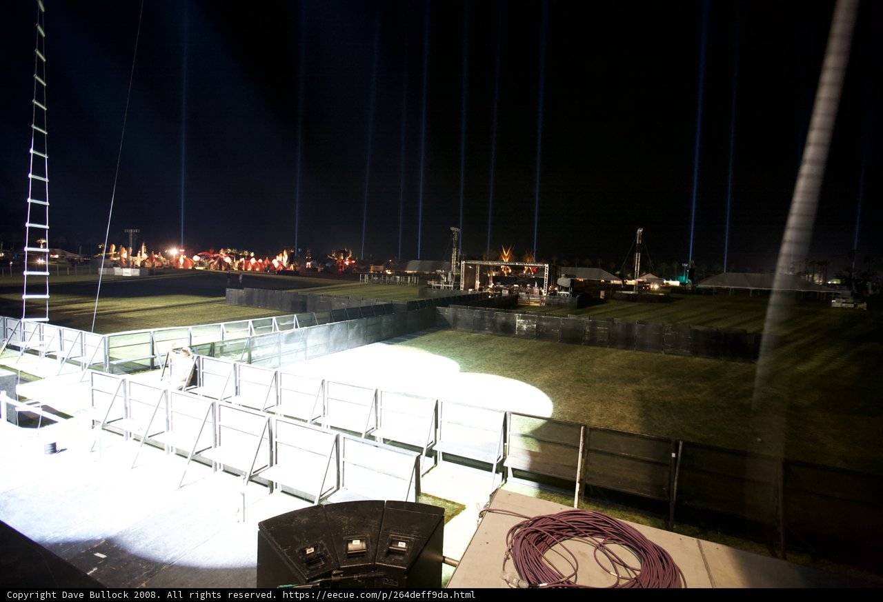 Spotlight on the Stage Fence