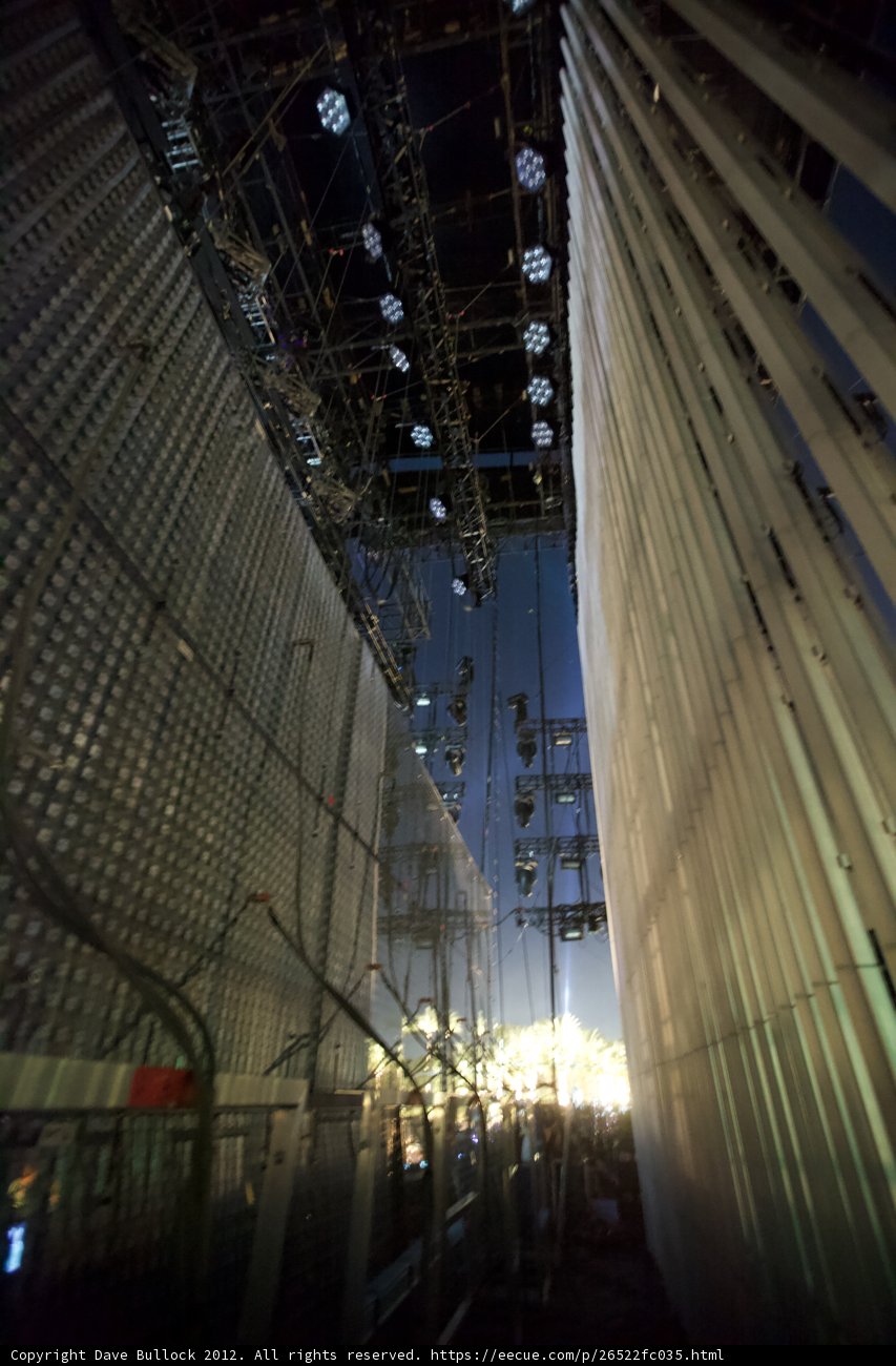 Stage View from Inside City Building