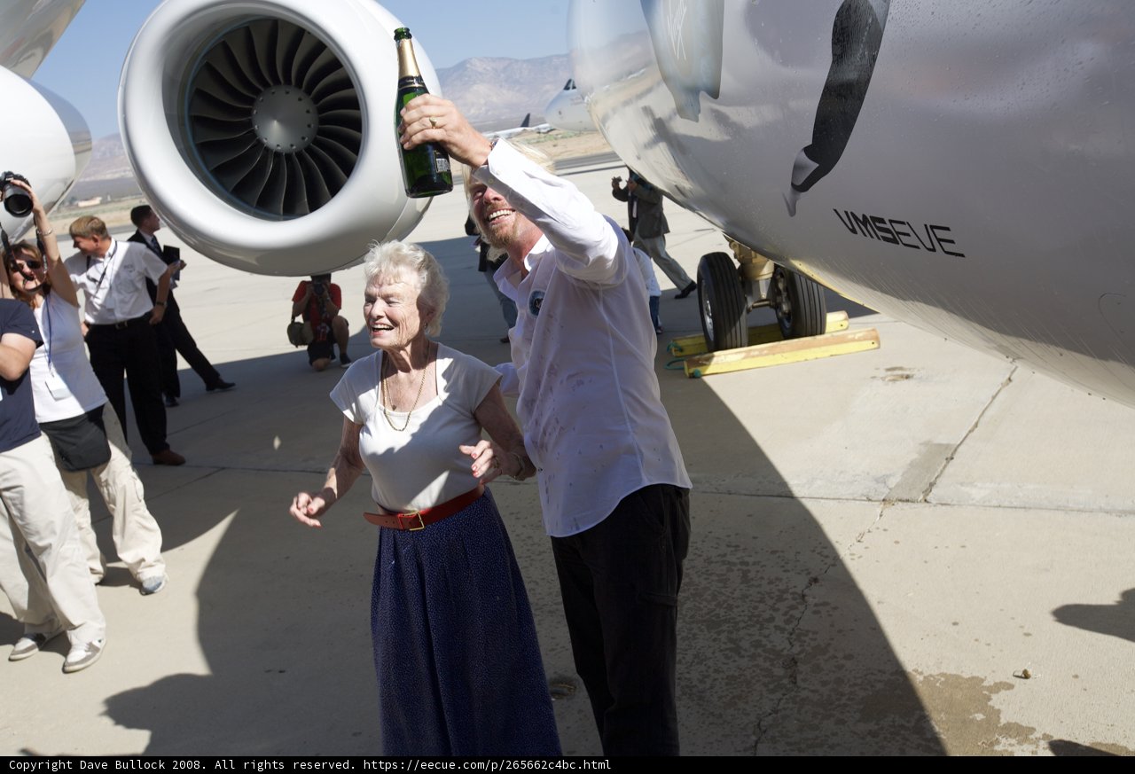 Champagne Celebration on the Airfield