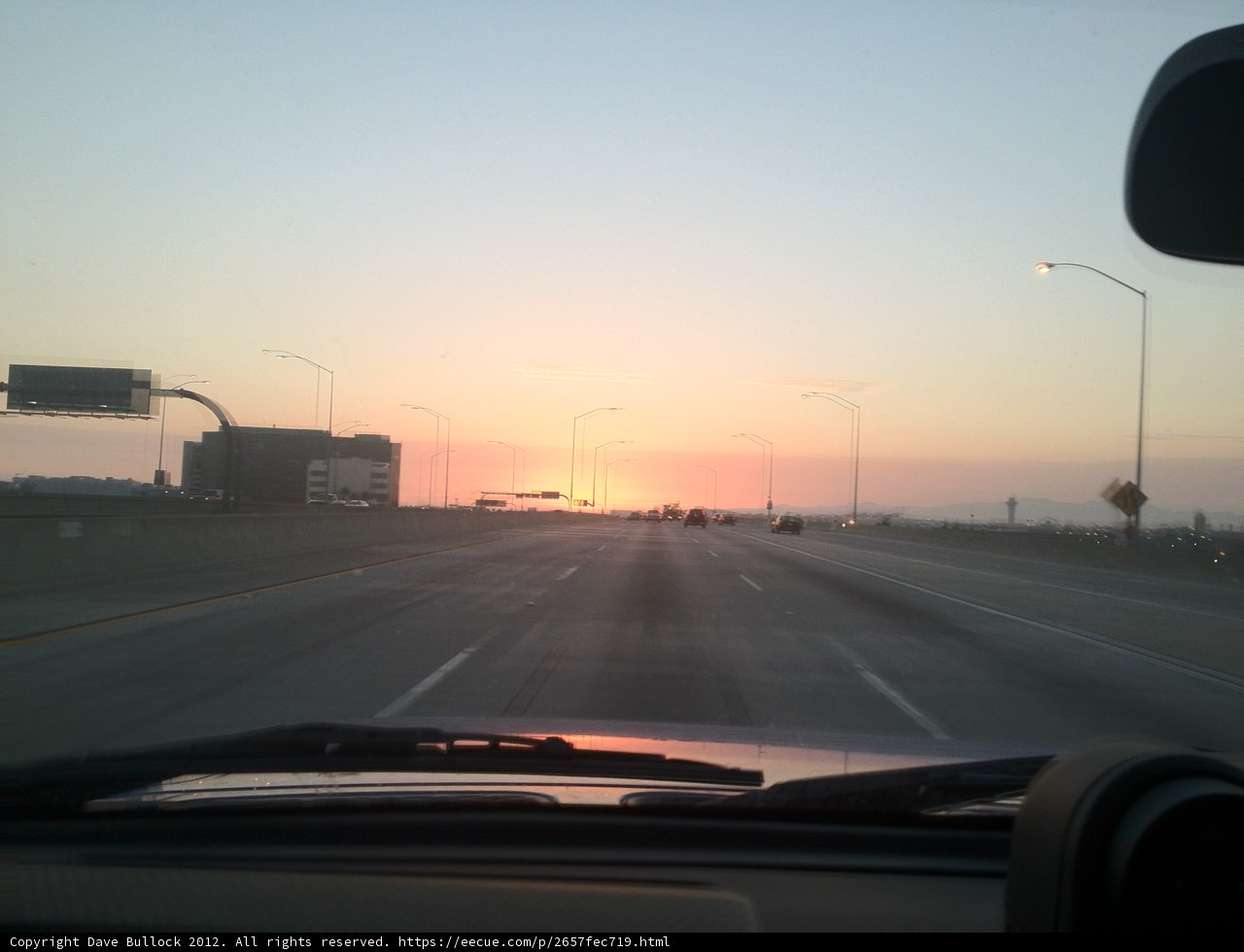 Freeway Sunset