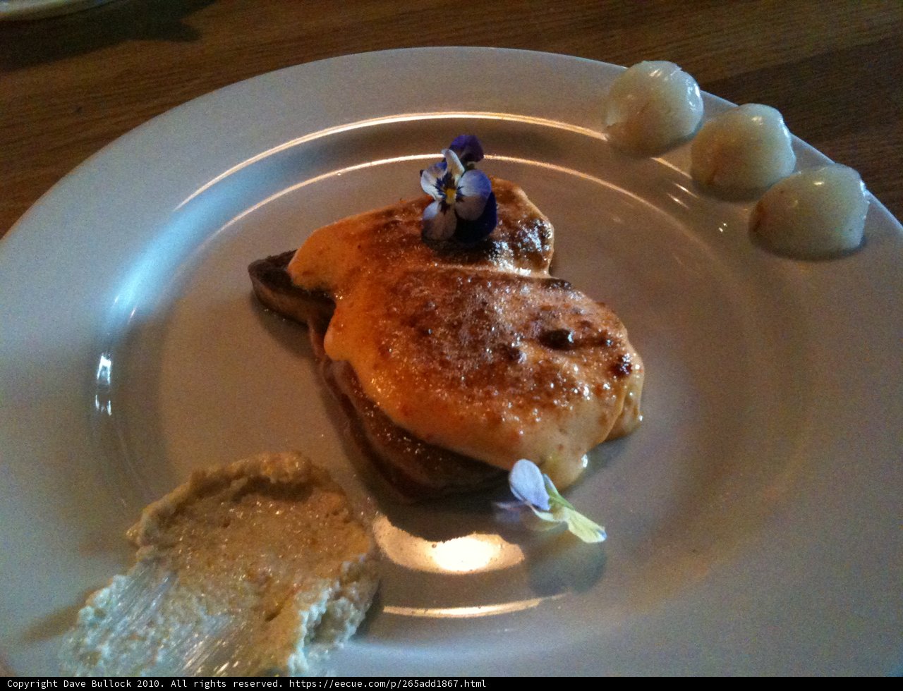 A Whimsical Flower on a Plate of Food
