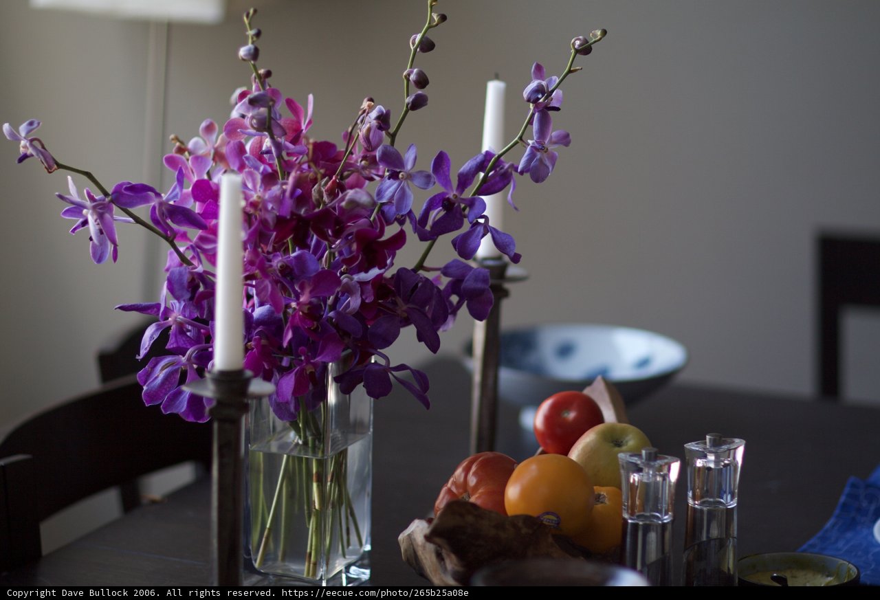 Elegant Ikebana Arrangement on Table