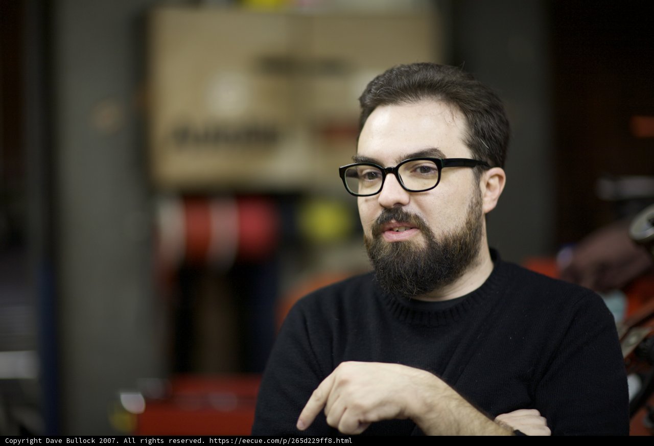 A Bearded Man Contemplates