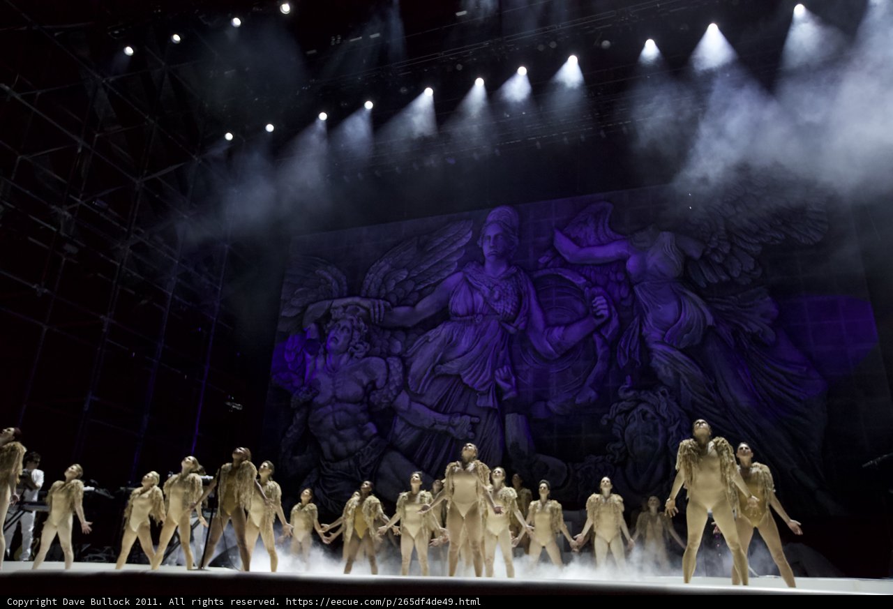 Ballet Concert Performance with Stunning Mural Background